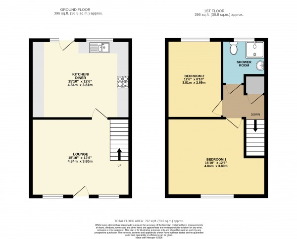Floorplan for Winterton, North Lincolnshire