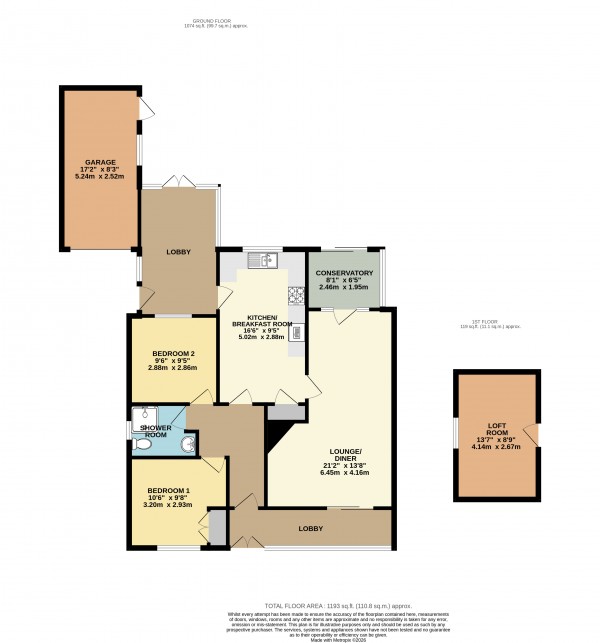 Floorplan for Scotter, Lincolnshire