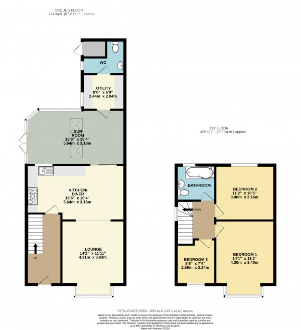 Floorplan for Althorpe