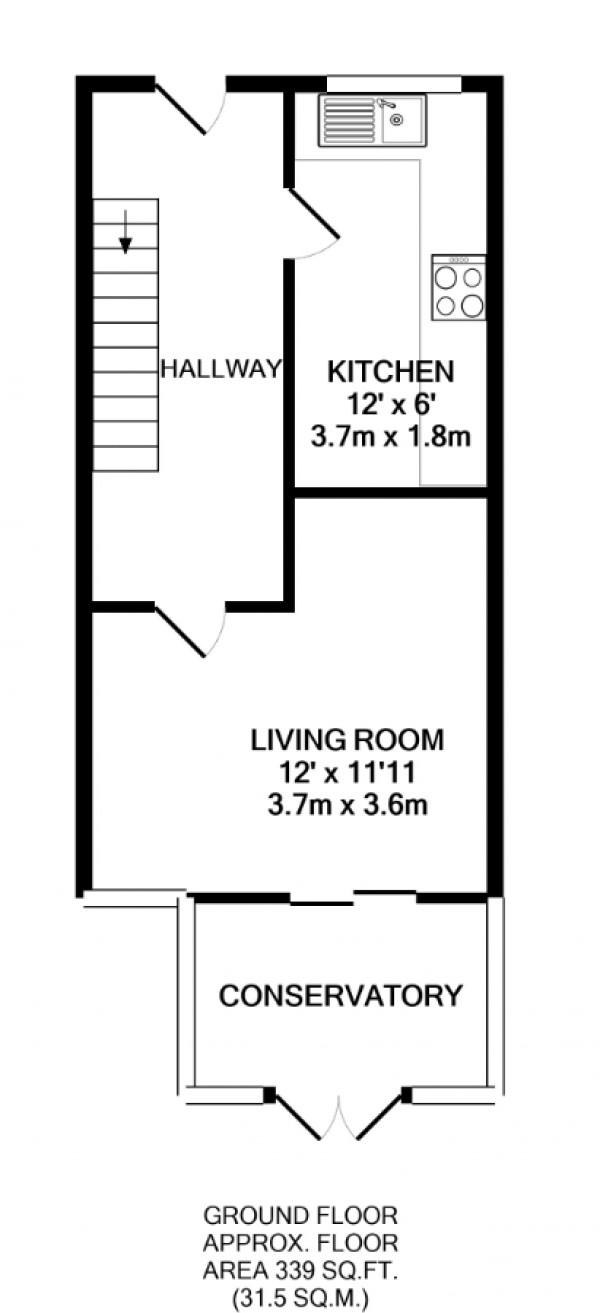 Floorplan for Scunthorpe, North Lincolnshire