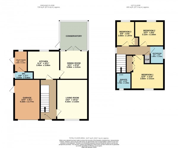 Floorplan for Barton On Humber, North Lincs