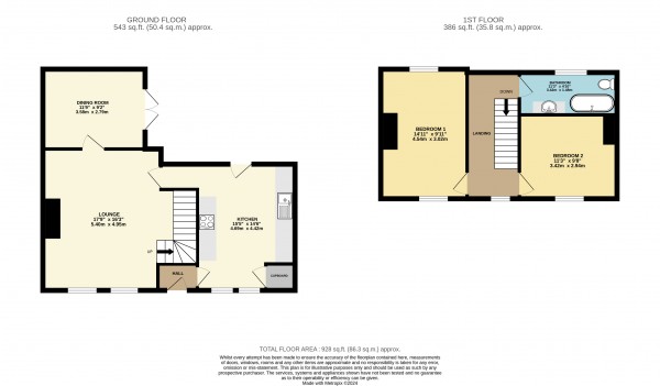 Floorplan for Beck Hill, Barton Upon Humber, North Lincolnshire