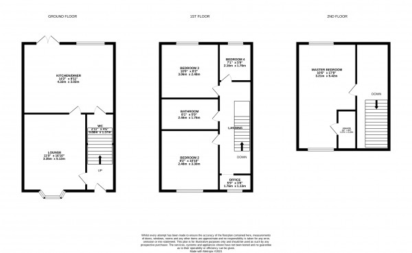 Floorplan for All Saints Mews, Gainsborough, Lincolnshire