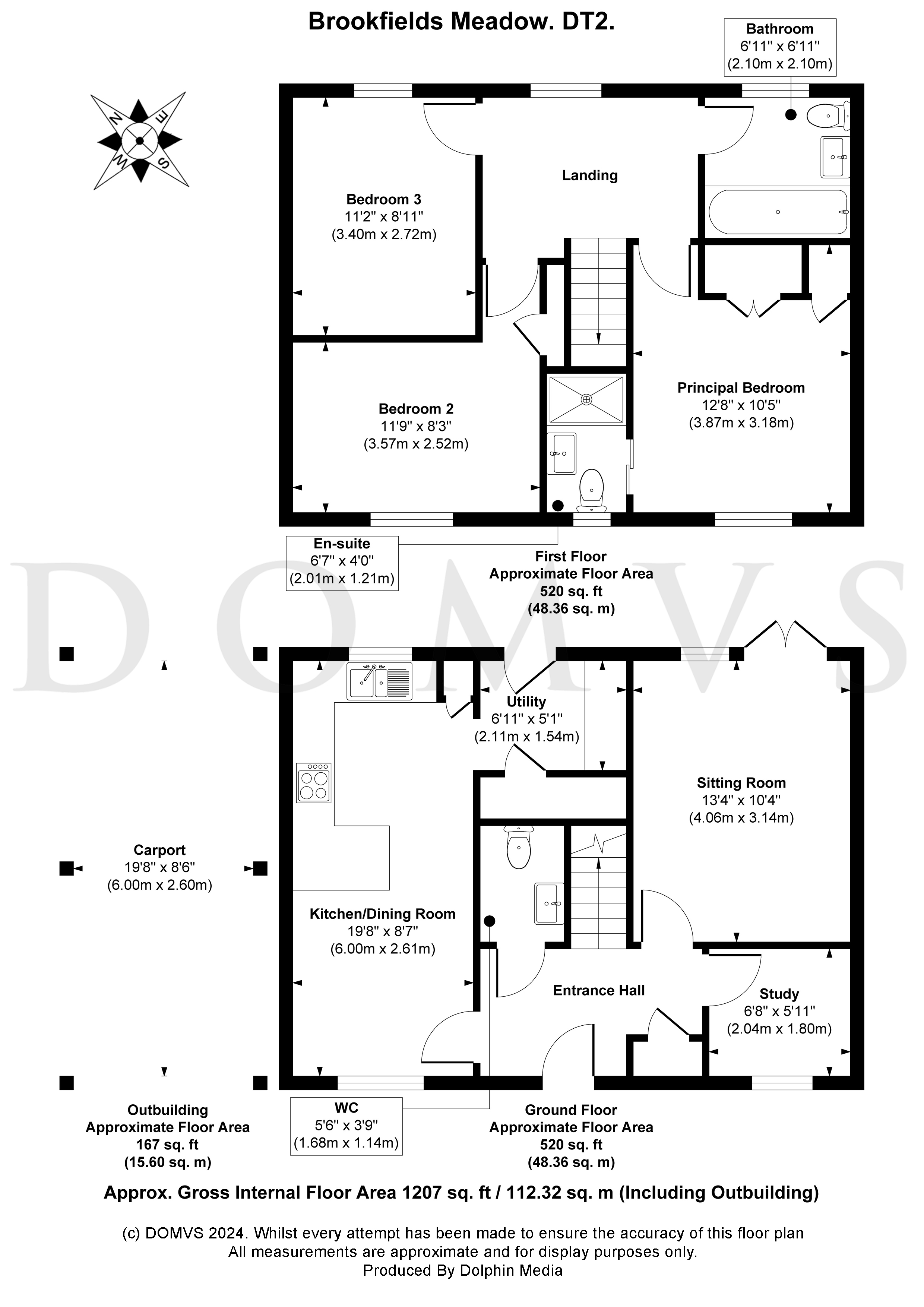 Floorplan for BUCKLAND NEWTON