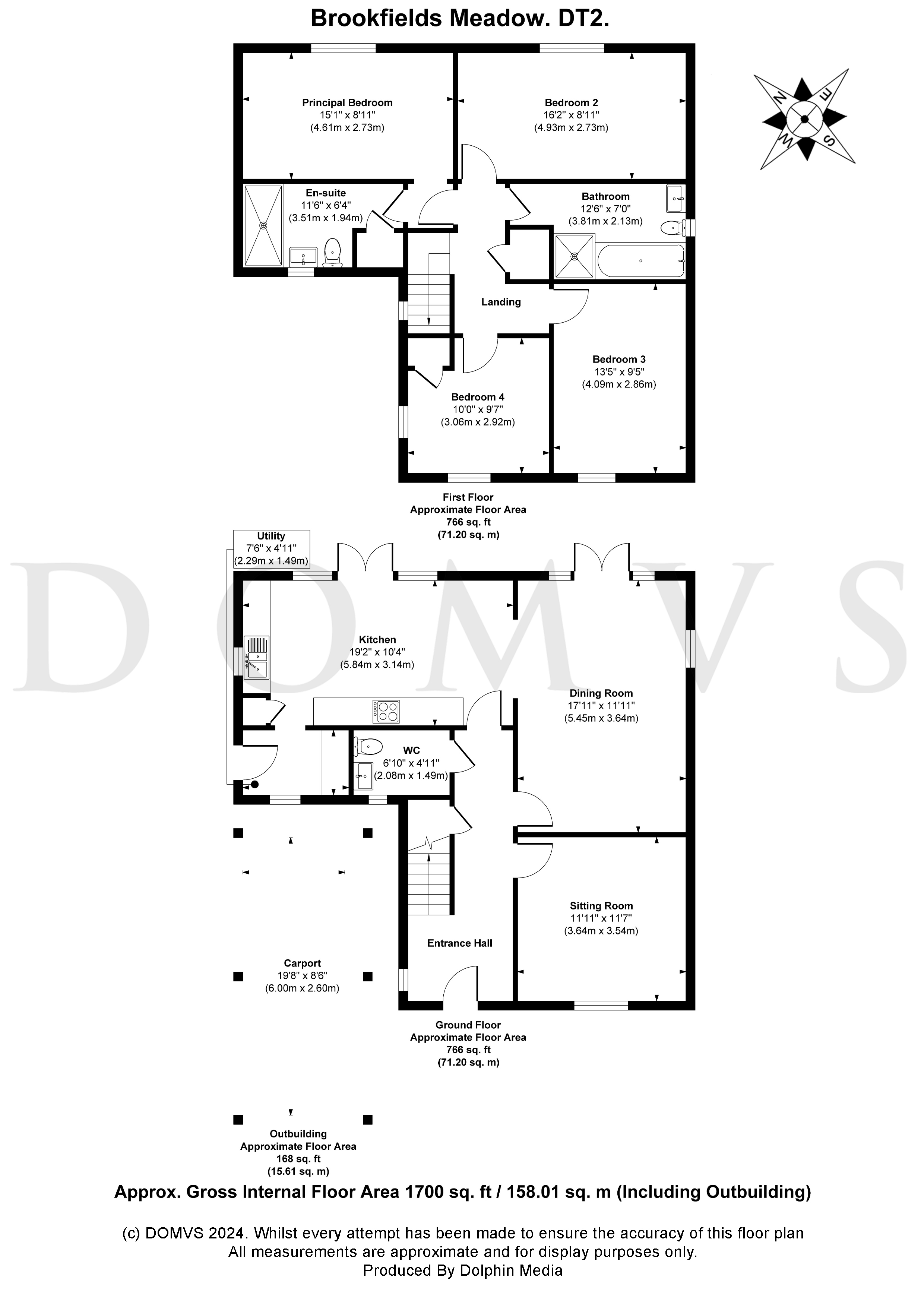 Floorplan for Buckland Newton