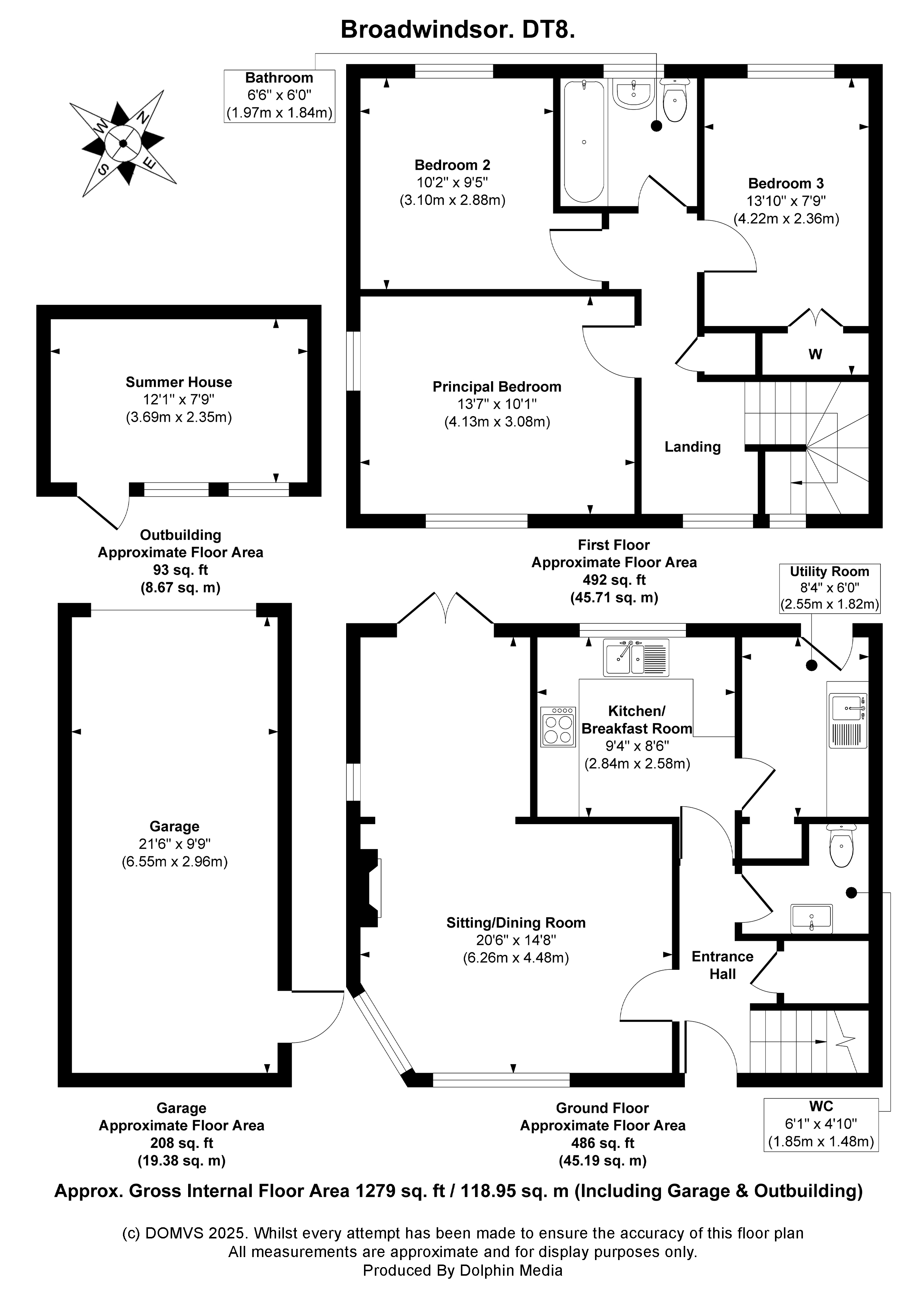 Floorplan for Broadwindsor, Beaminster, Dorset