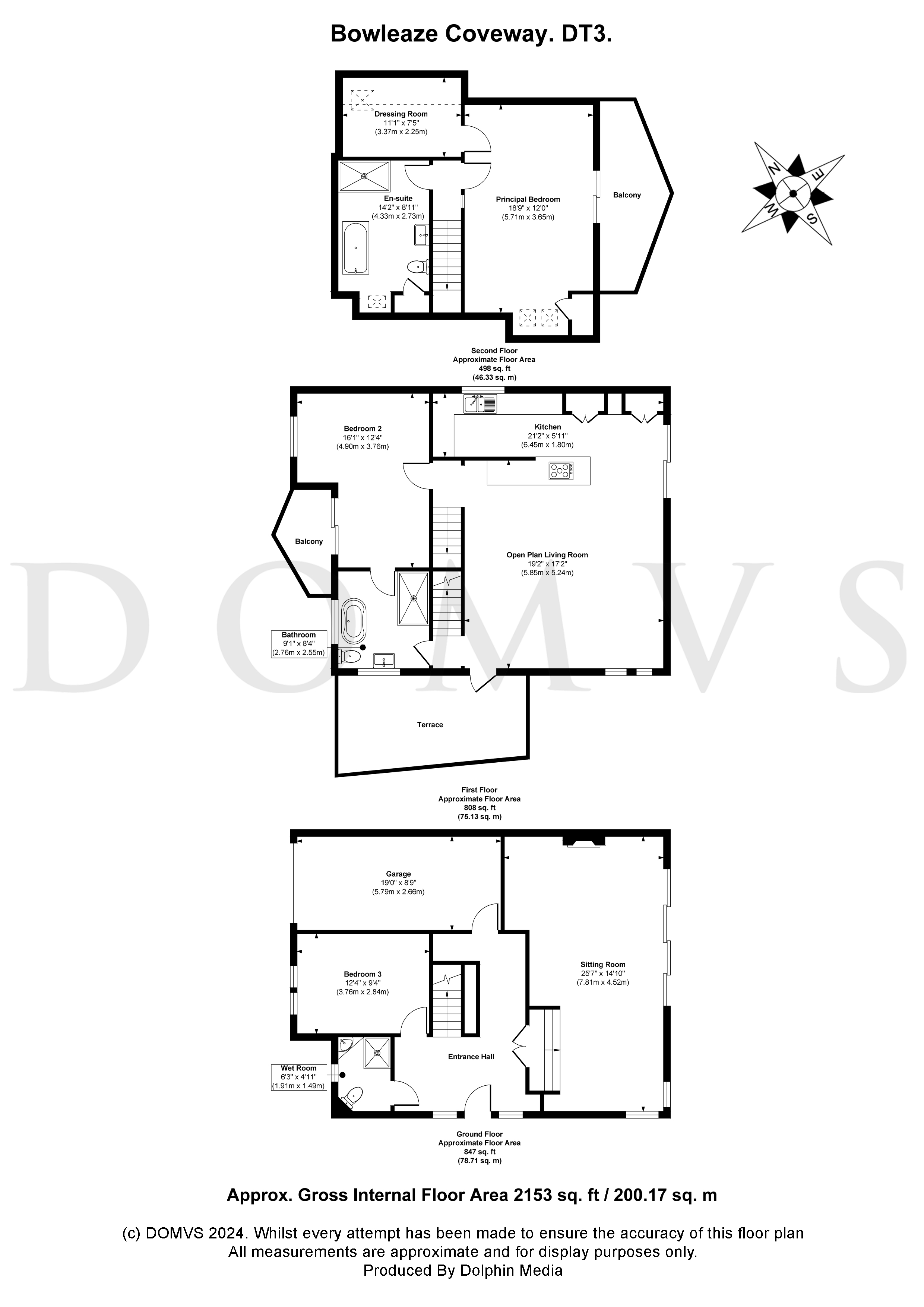 Floorplan for Preston, Weymouth, Dorset