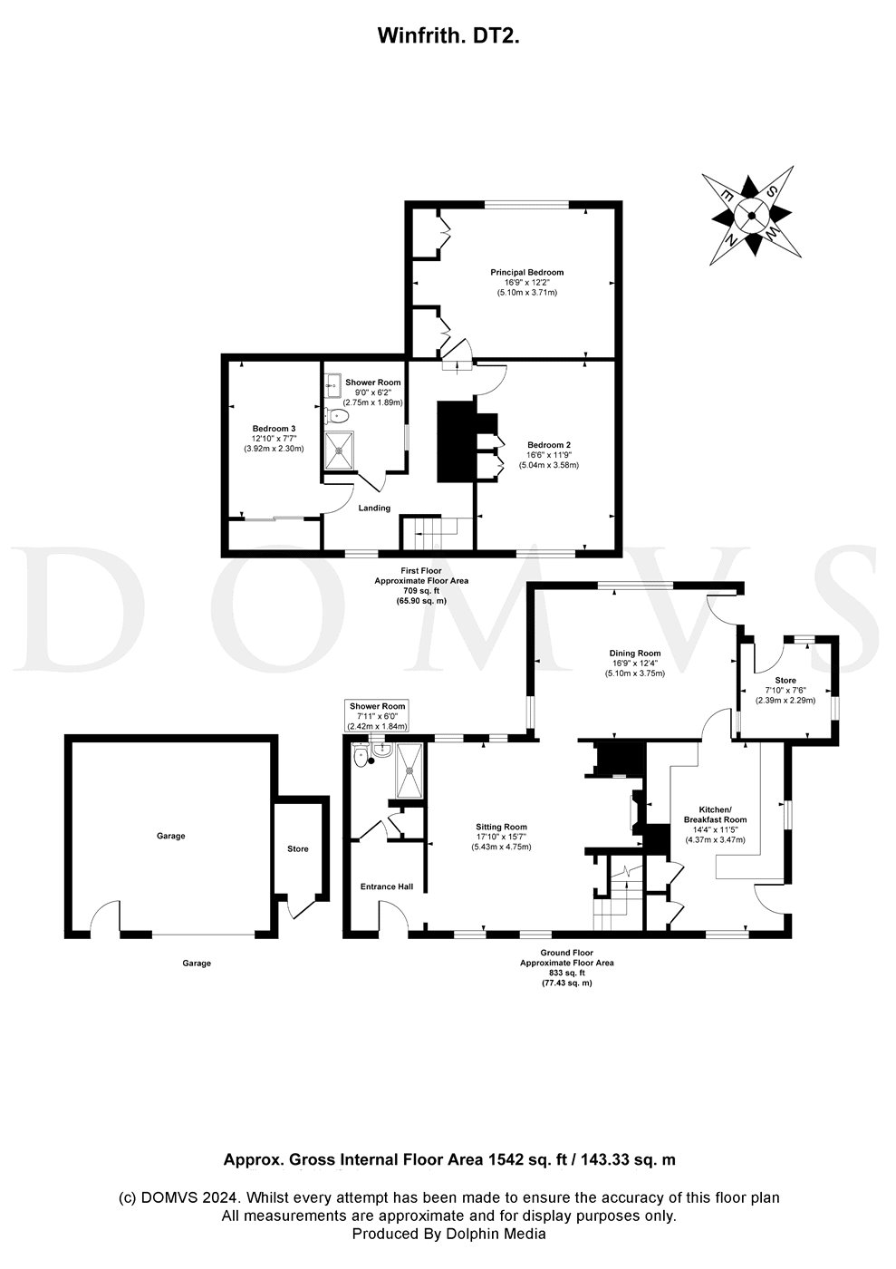 Floorplan for Winfrith Newburgh, Dorset