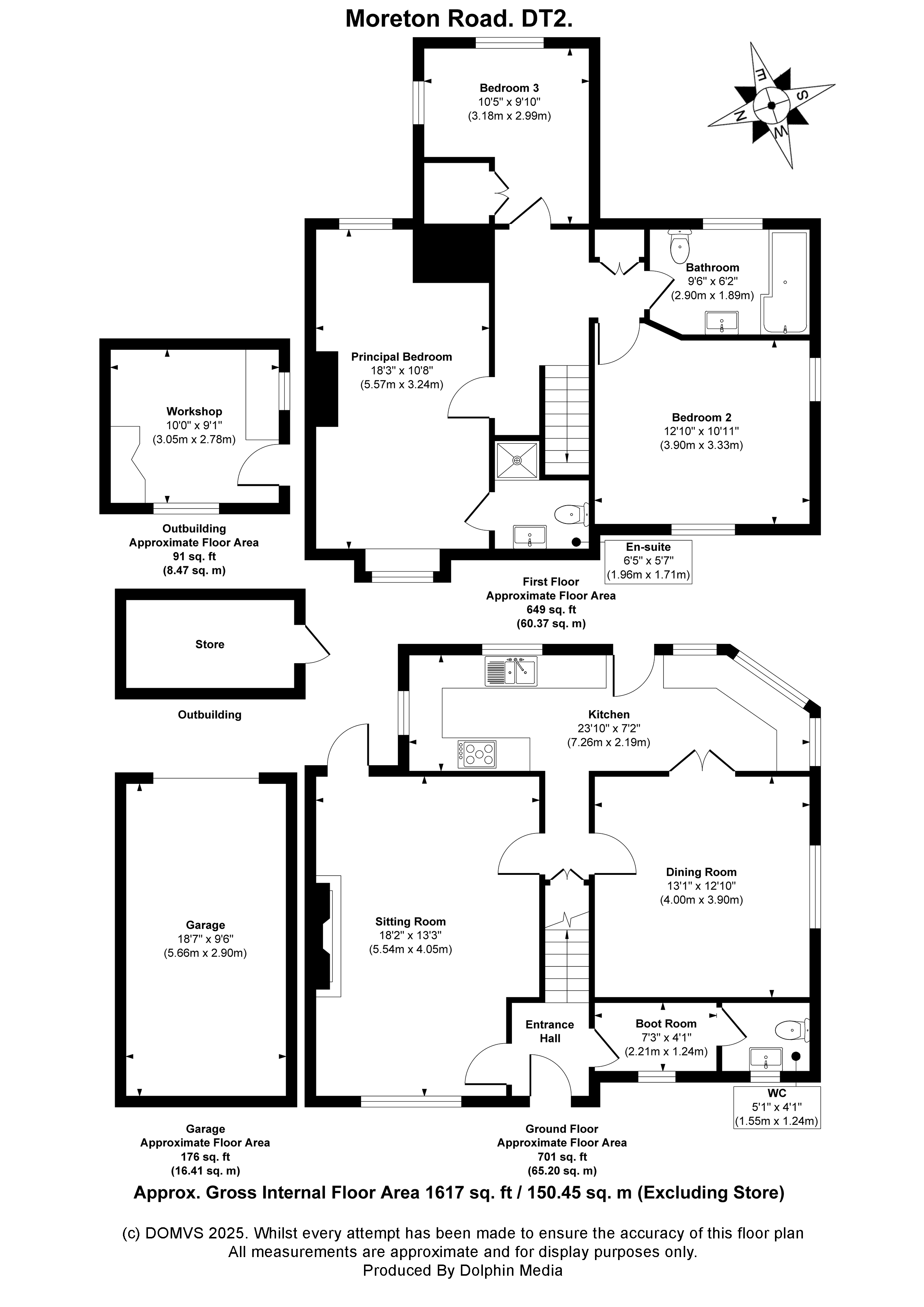 Floorplan for Owermoigne, Dorset