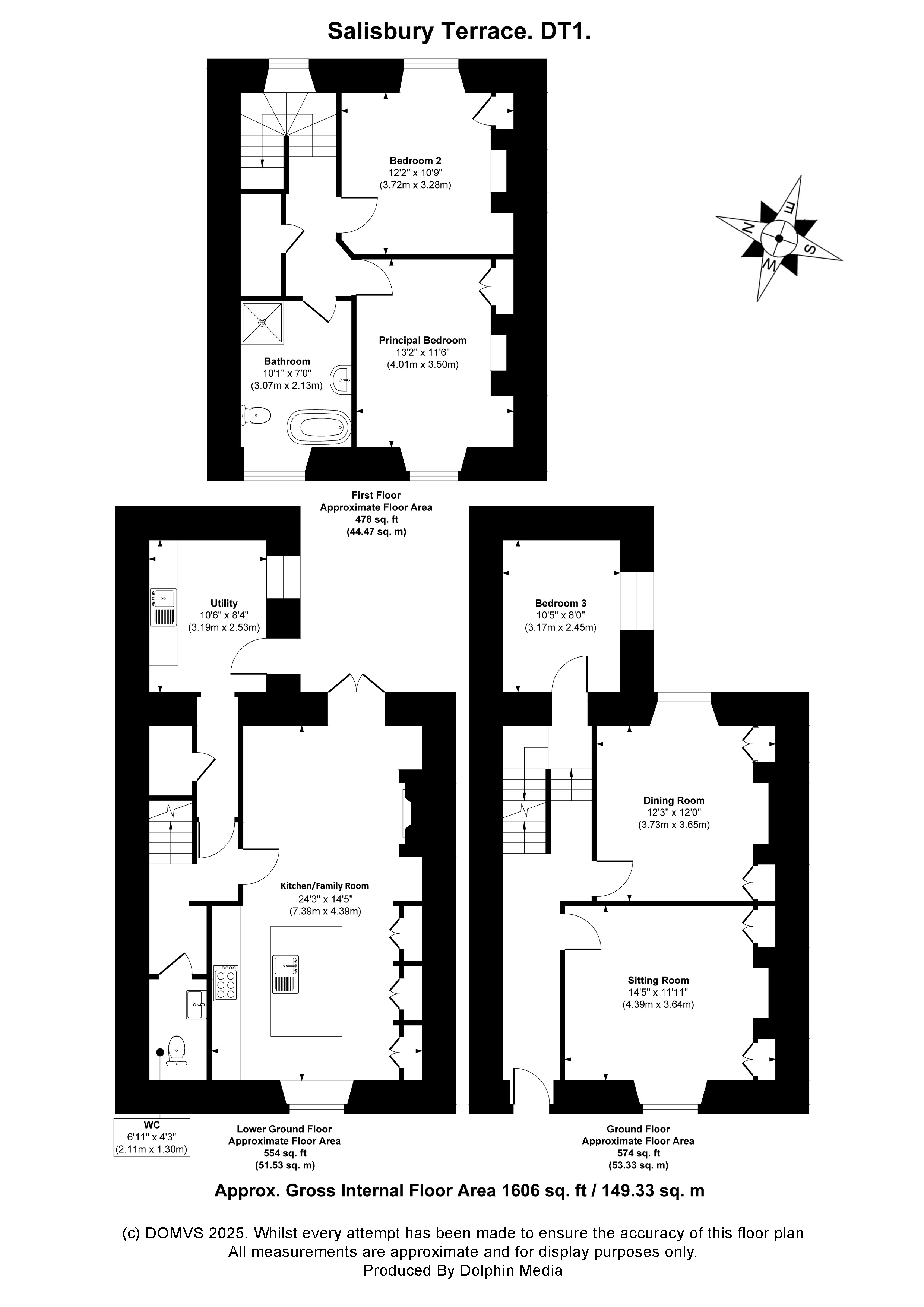 Floorplan for Fordington, Dorchester, Dorset