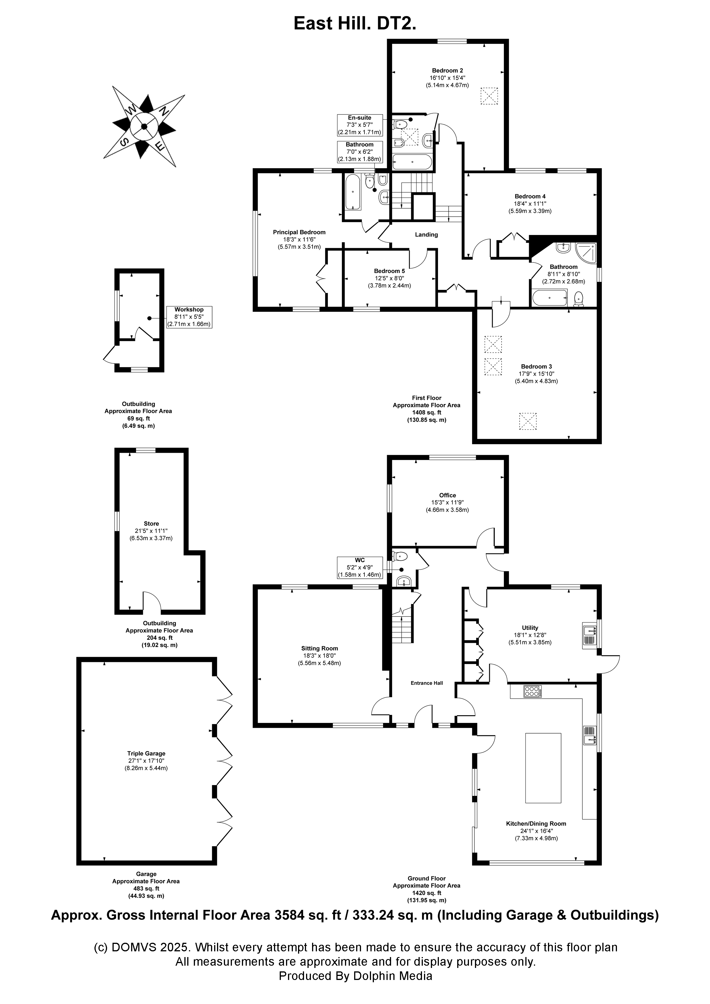 Floorplan for Charminster, Dorset