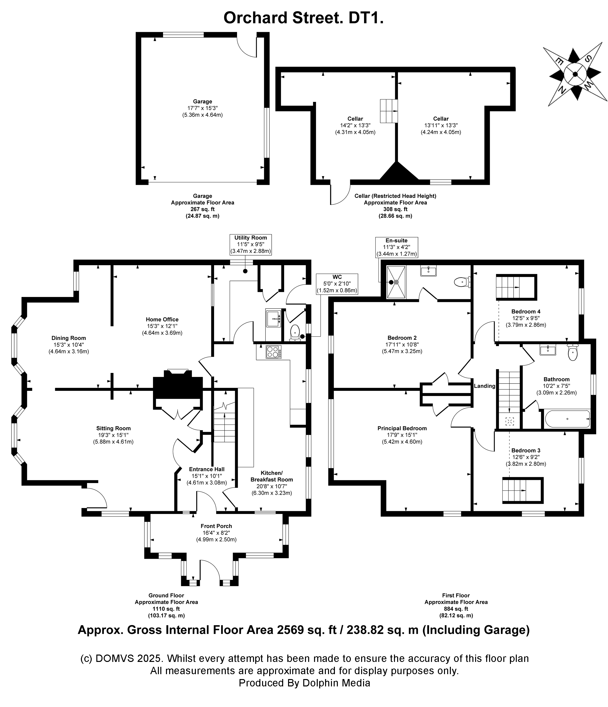 Floorplan for Dorchester, Dorset