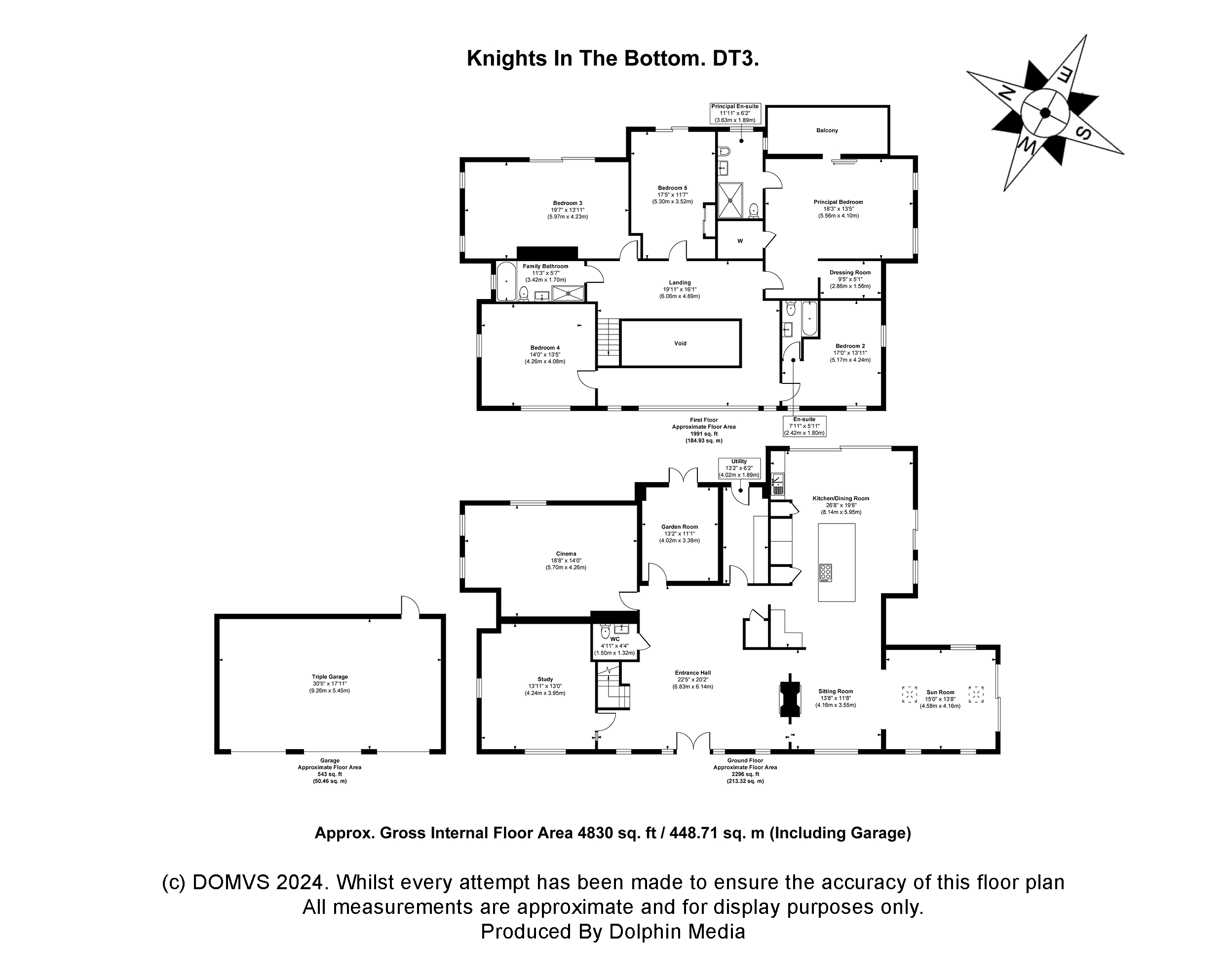 Floorplan for Chickerell, Weymouth, Dorset