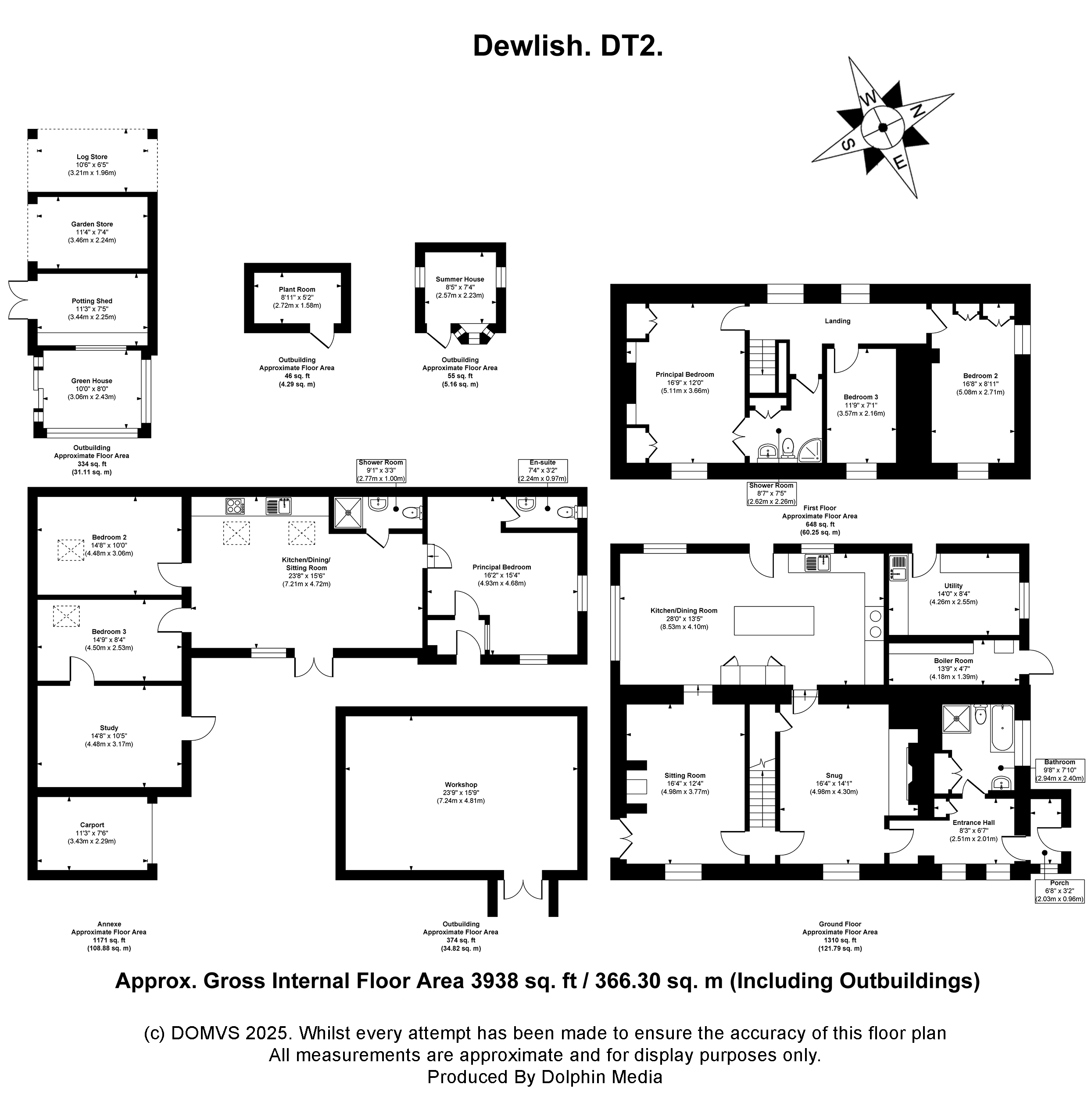 Floorplan for Dewlish, Dorset