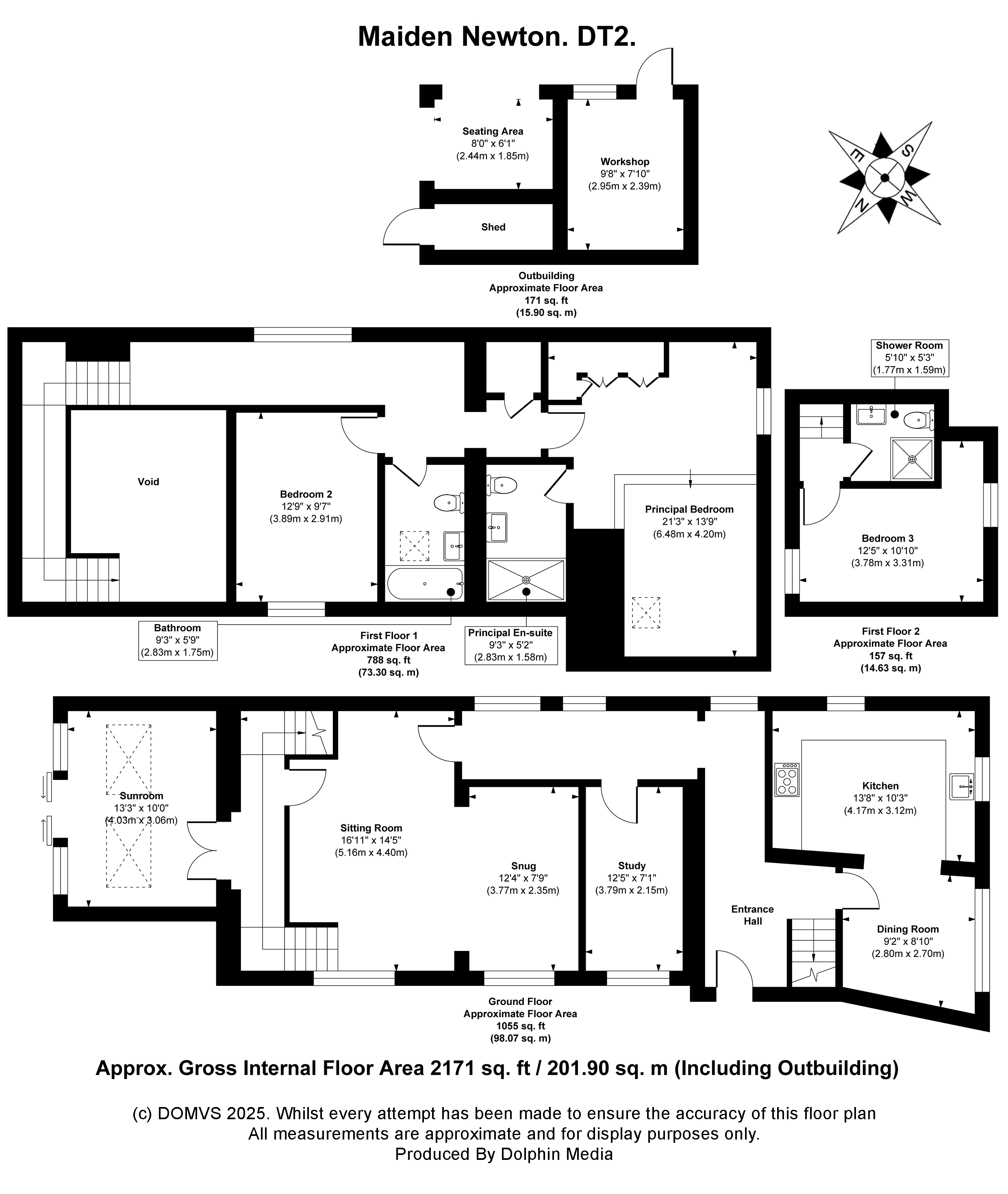 Floorplan for Maiden Newton, Dorchester, Dorset