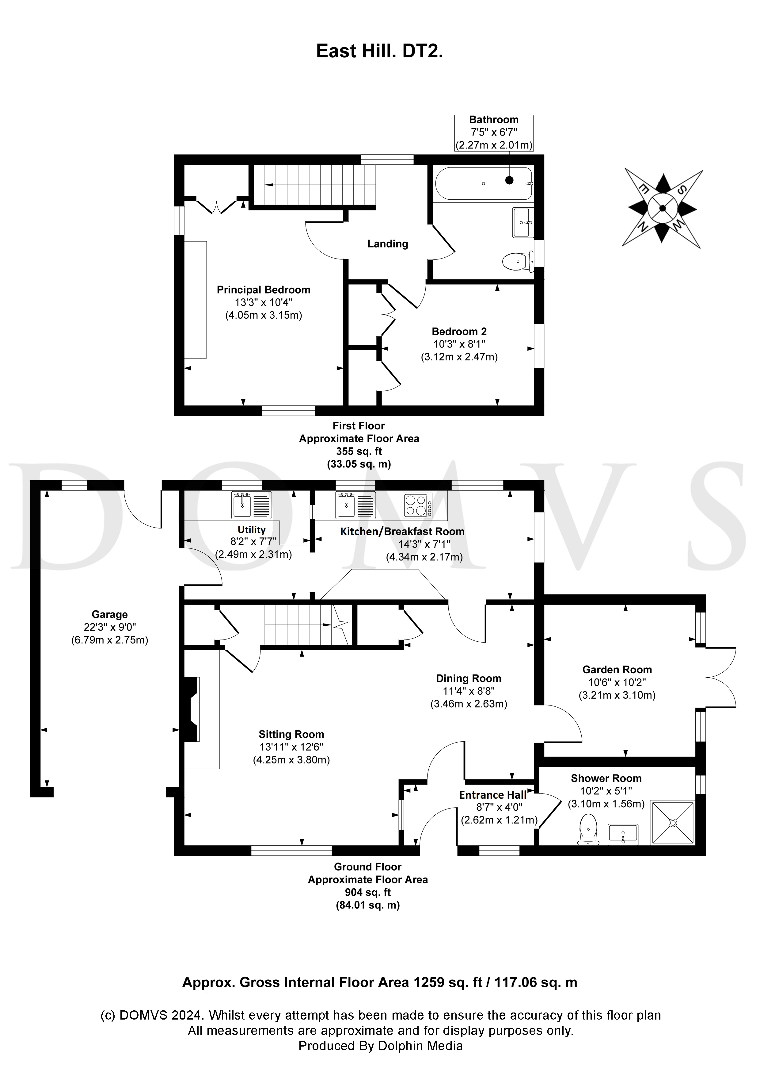 Floorplan for Evershot, Dorchester, Dorset