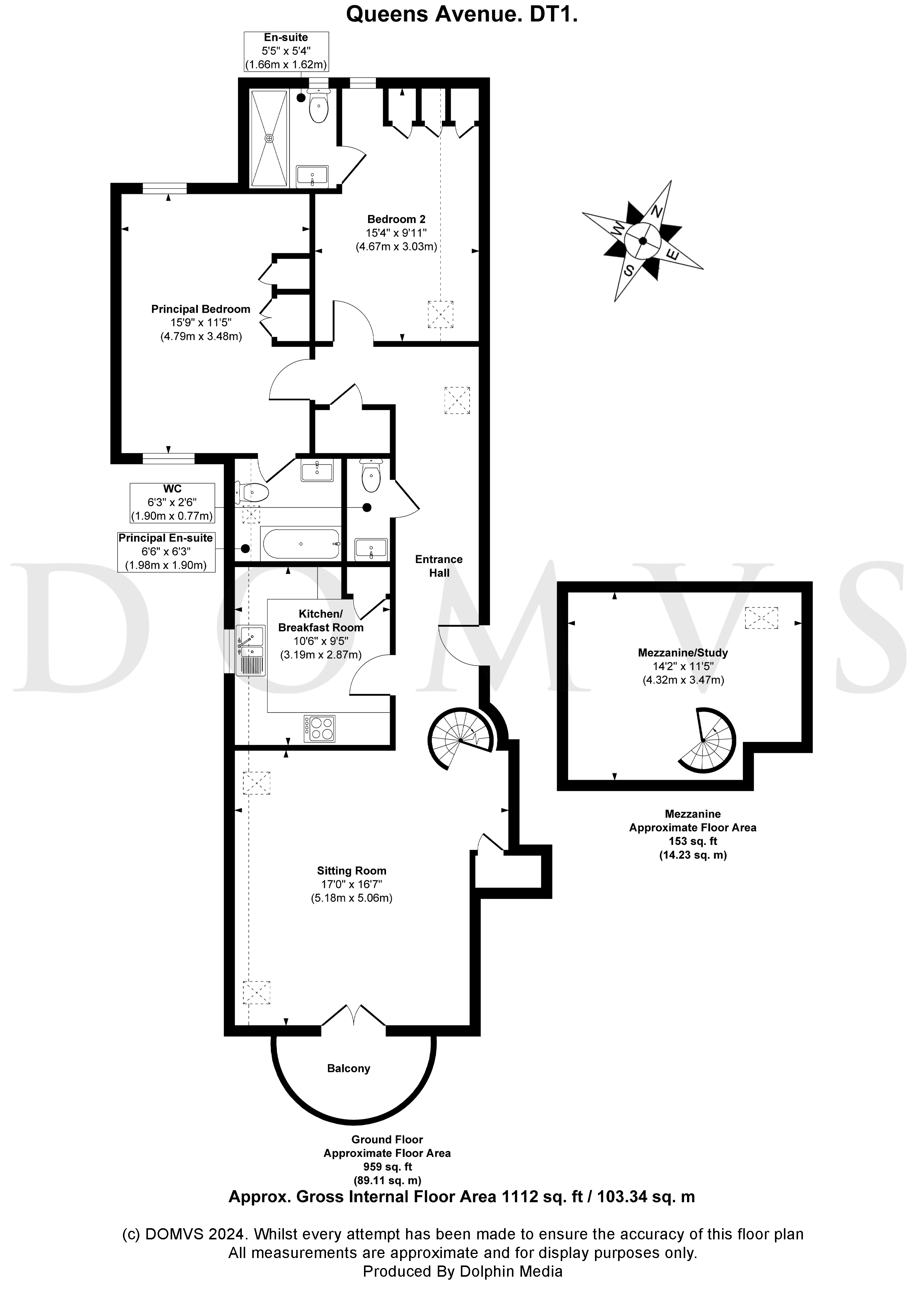 Floorplan for Dorchester, Dorset