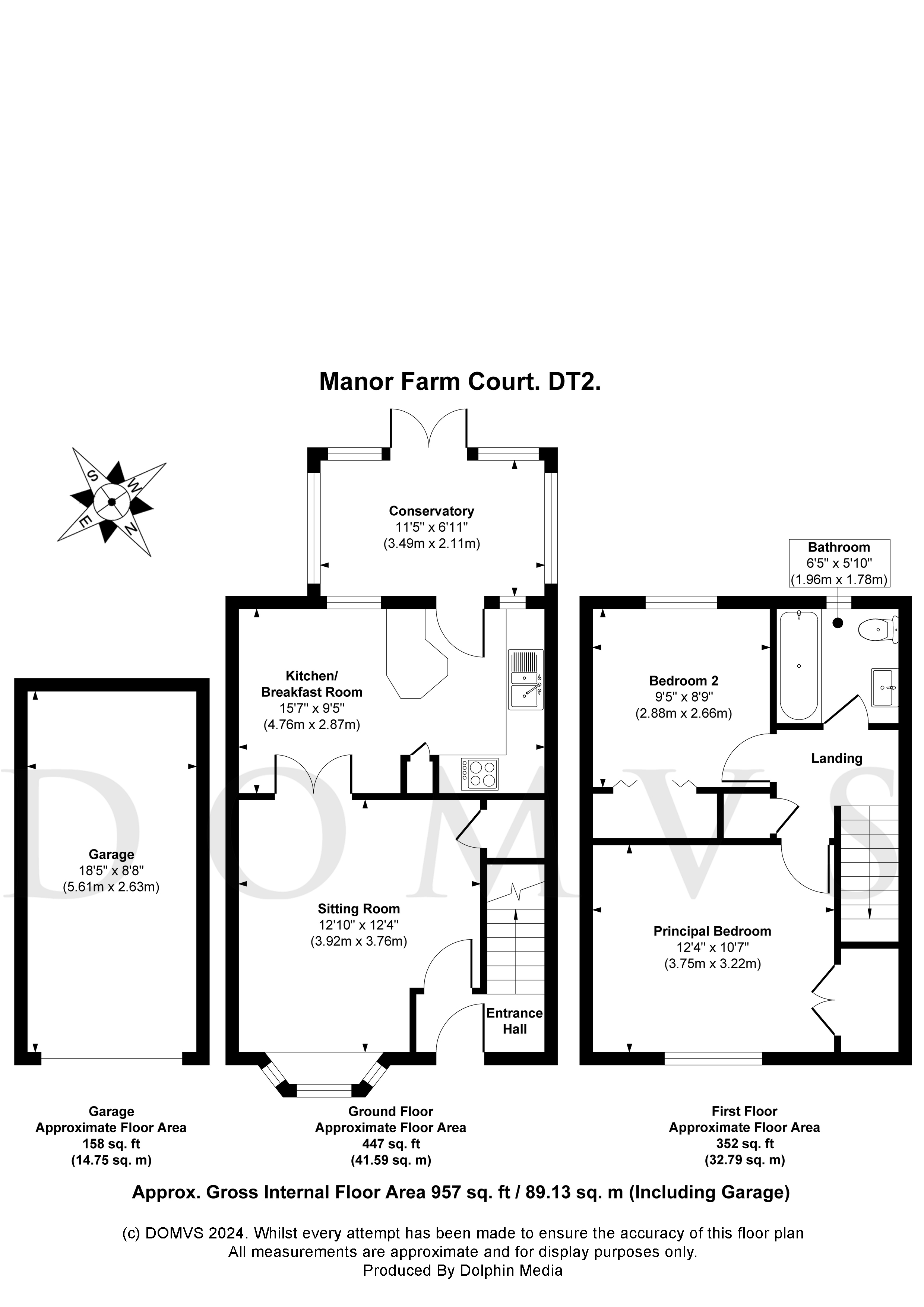 Floorplan for Martinstown, Dorchester, Dorset