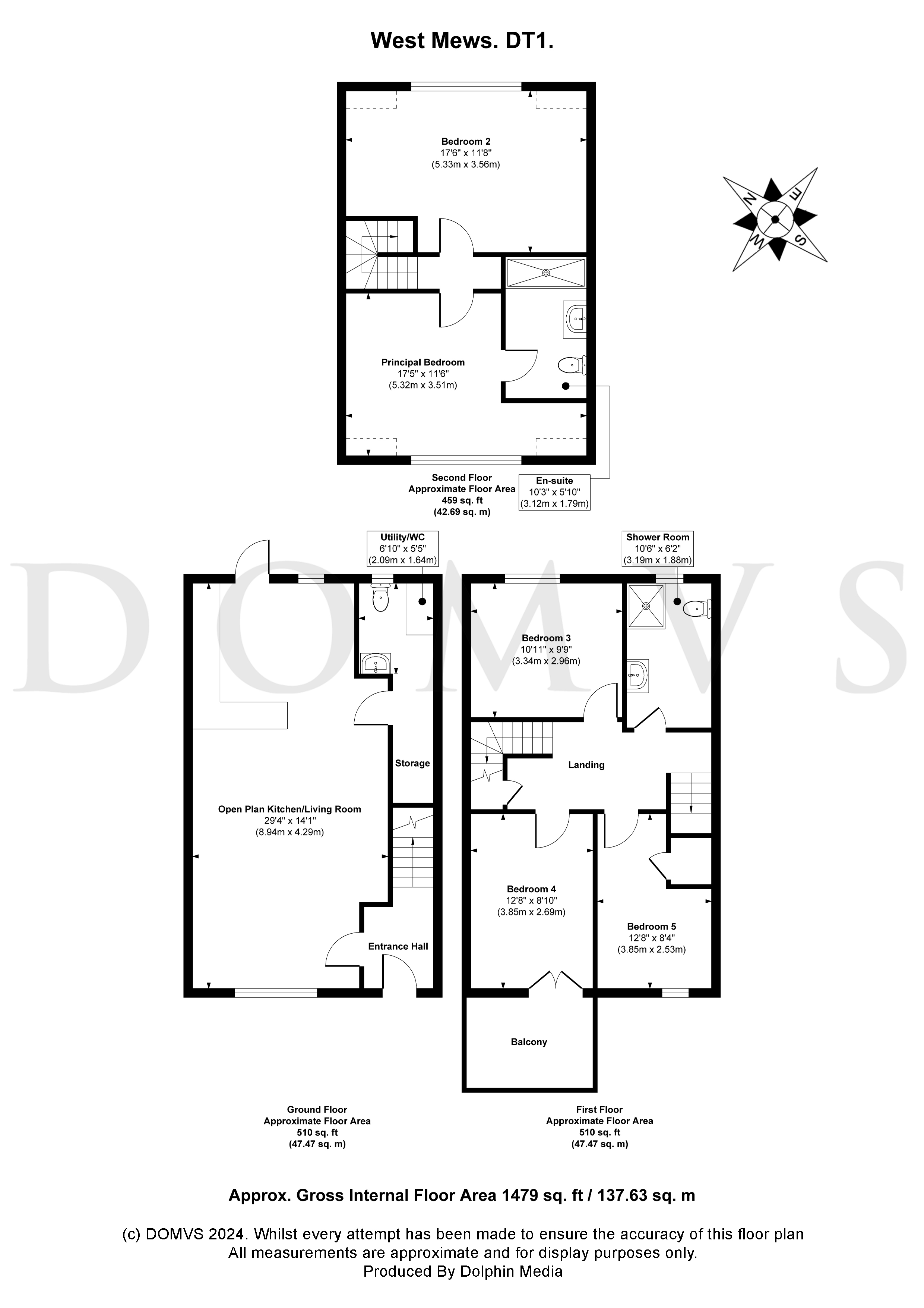 Floorplan for Dorchester, Dorset