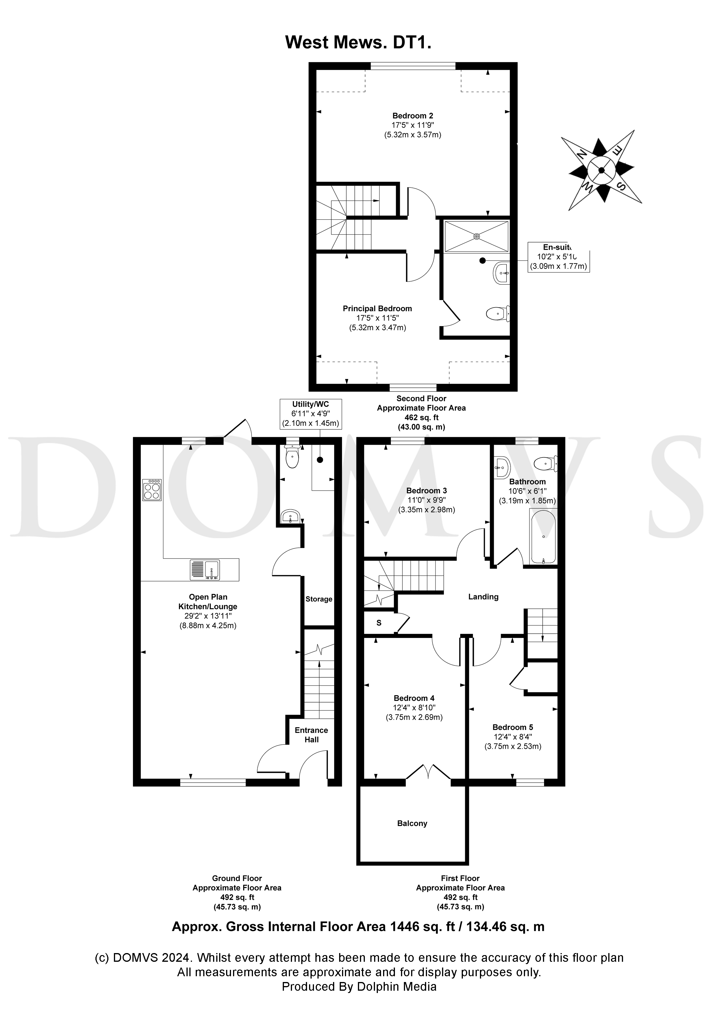 Floorplan for Dorchester, Dorset