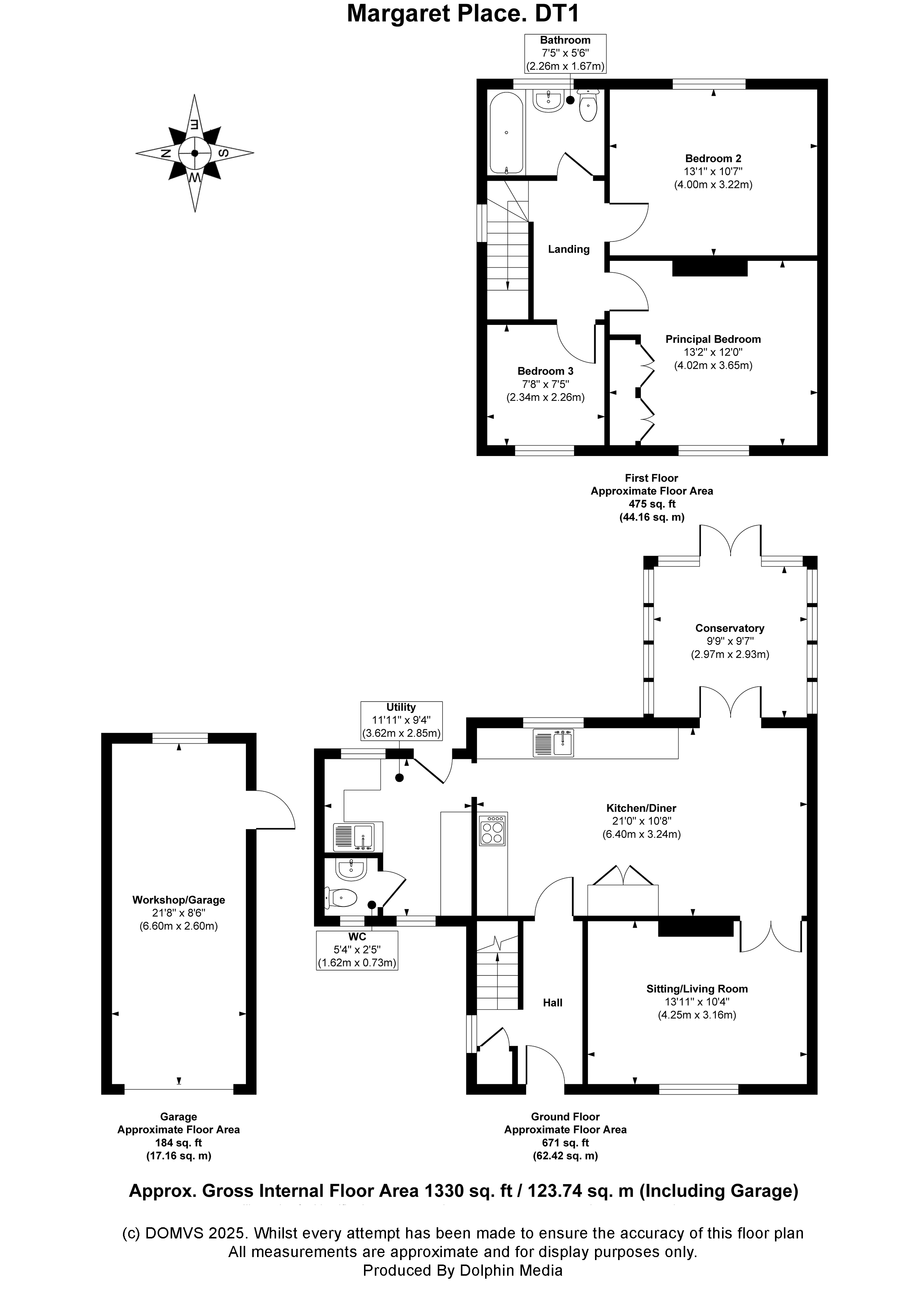 Floorplan for Dorchester, Dorset