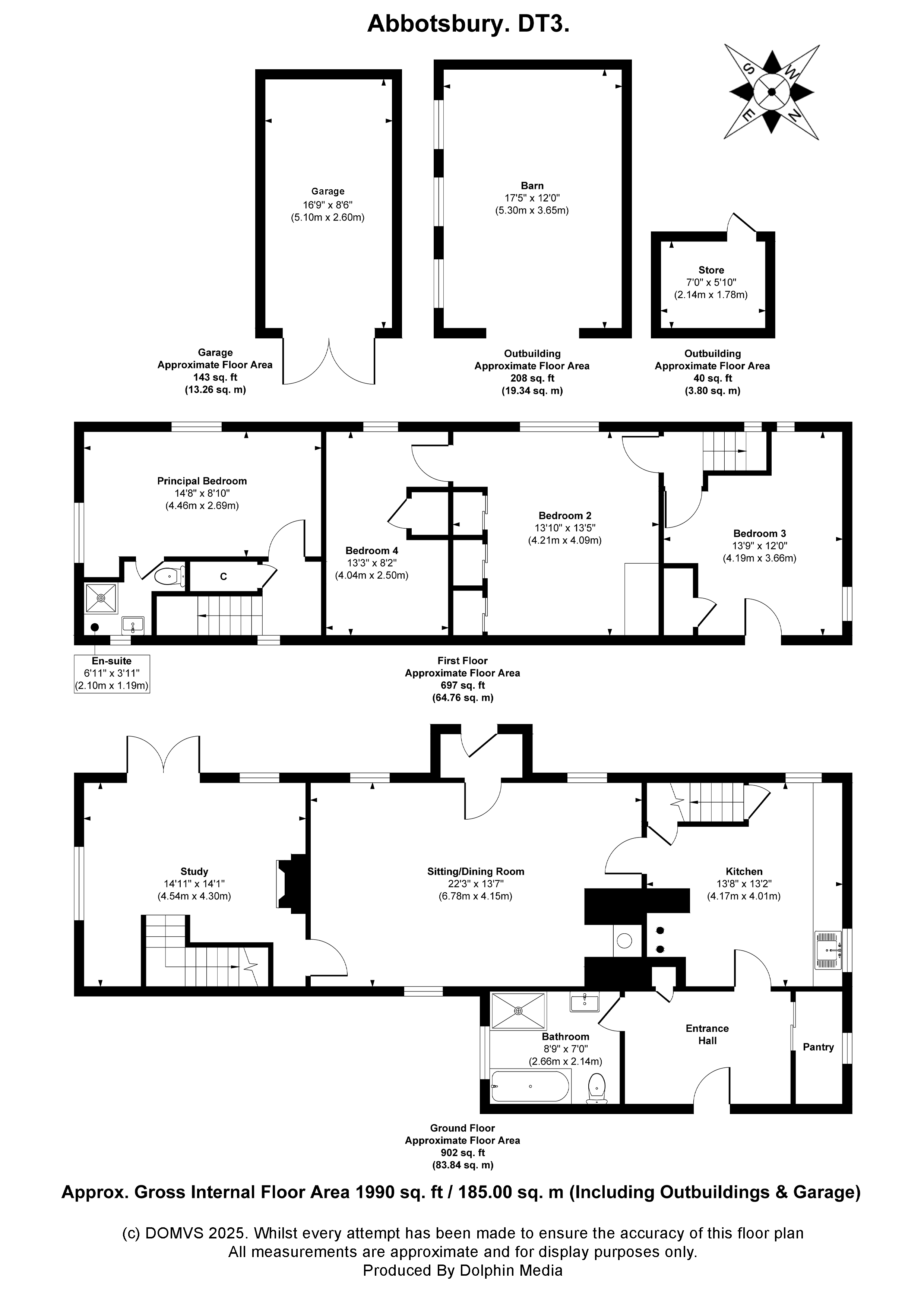 Floorplan for Abbotsbury, Dorset