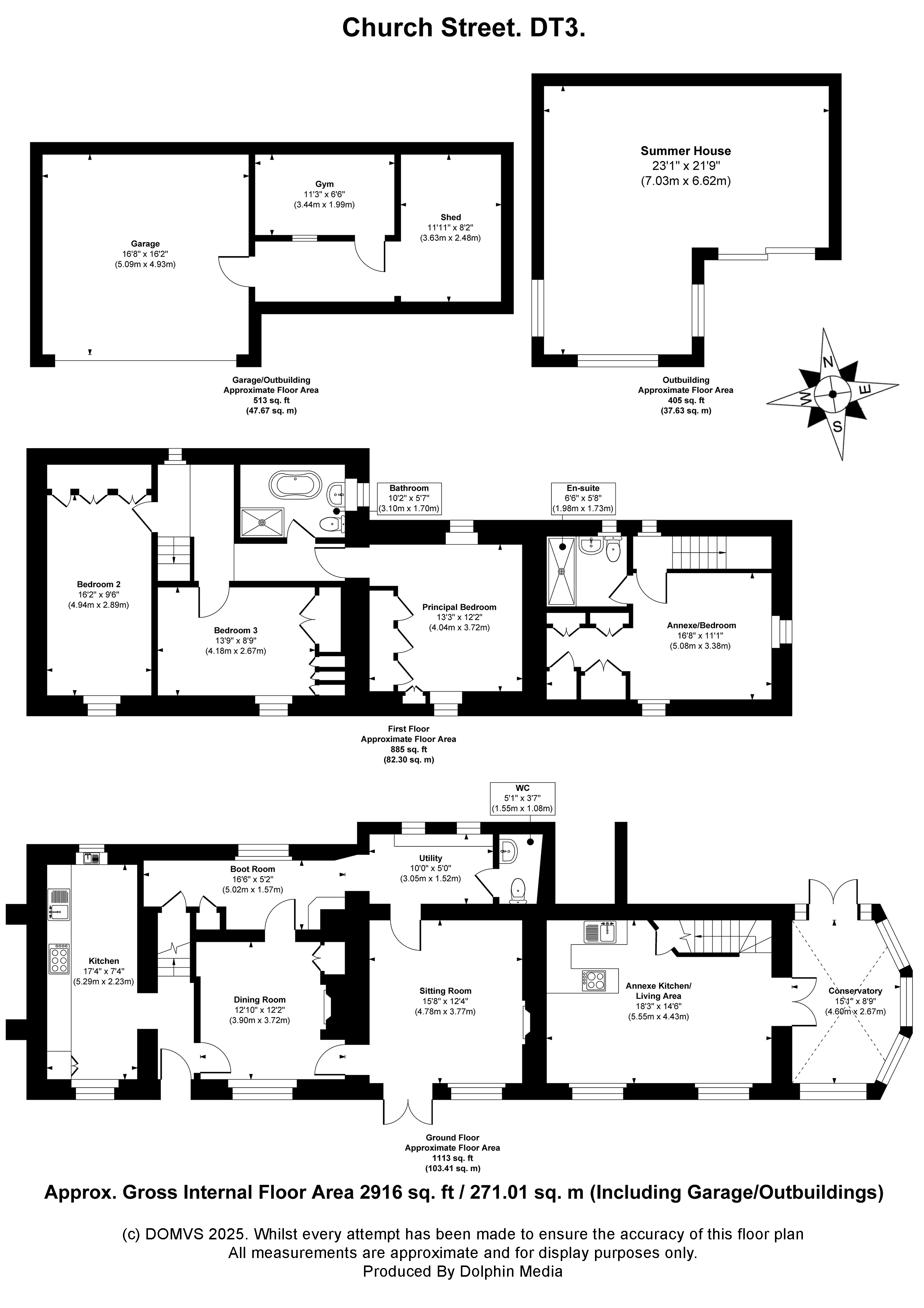 Floorplan for Upwey, Dorset