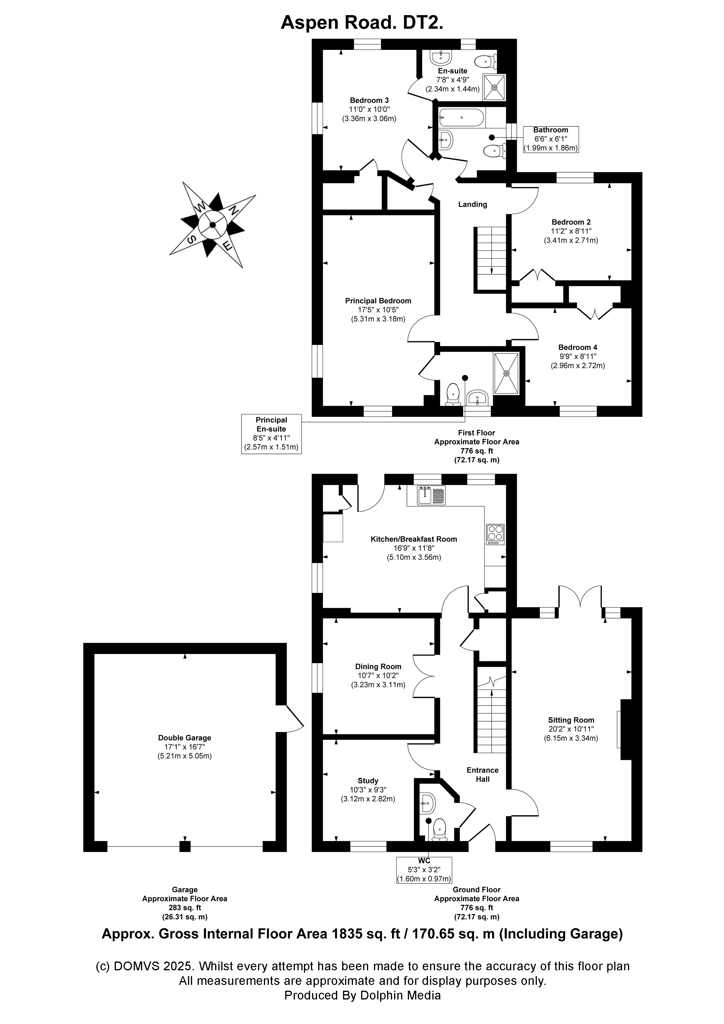 Floorplan for Charlton Down, Charminster, Dorset
