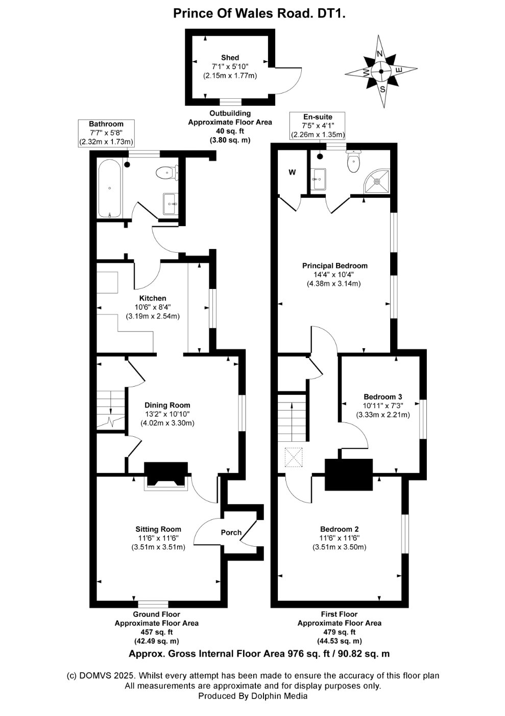 Floorplan for Dorchester, Dorset