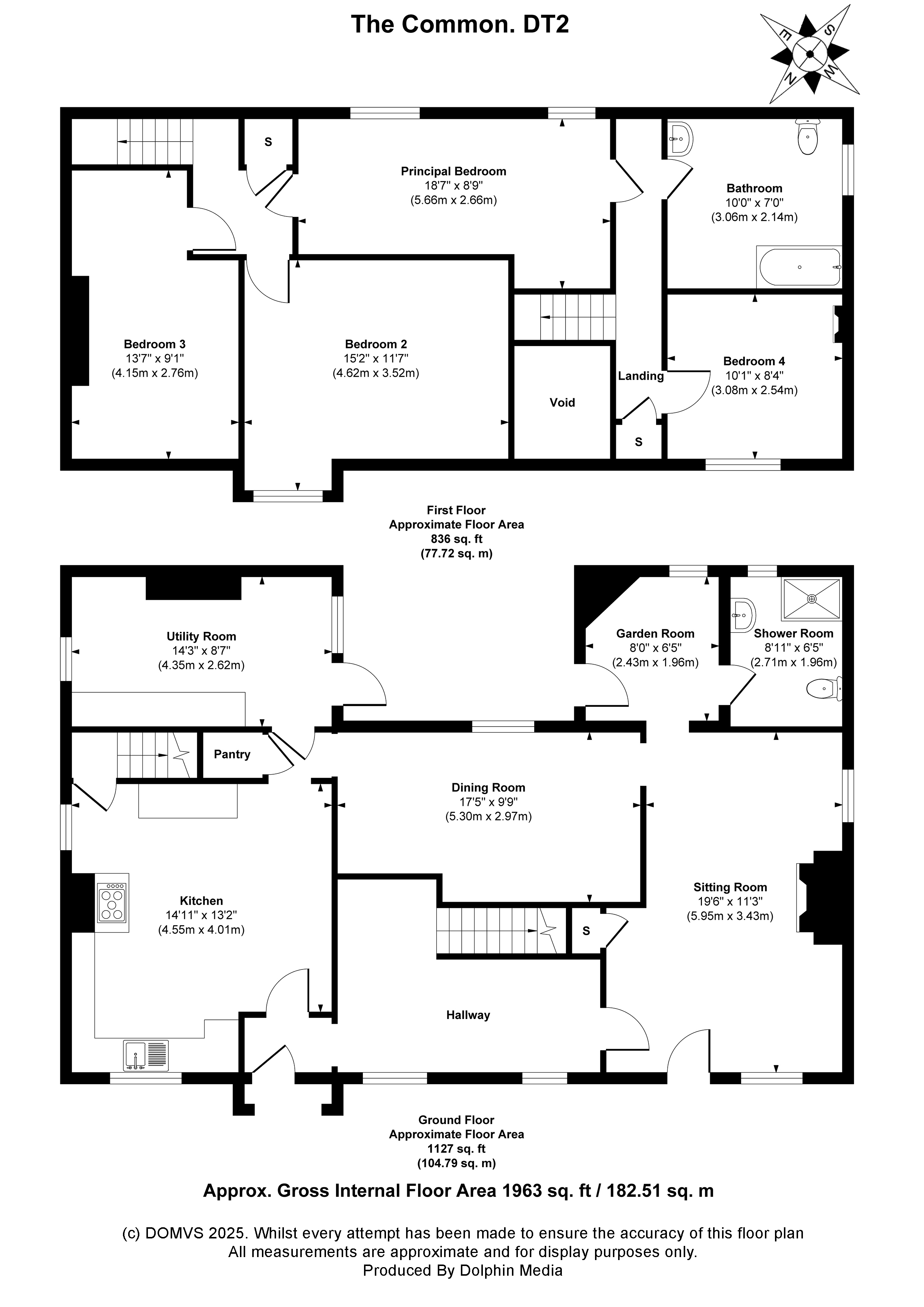 Floorplan for Evershot, Dorset