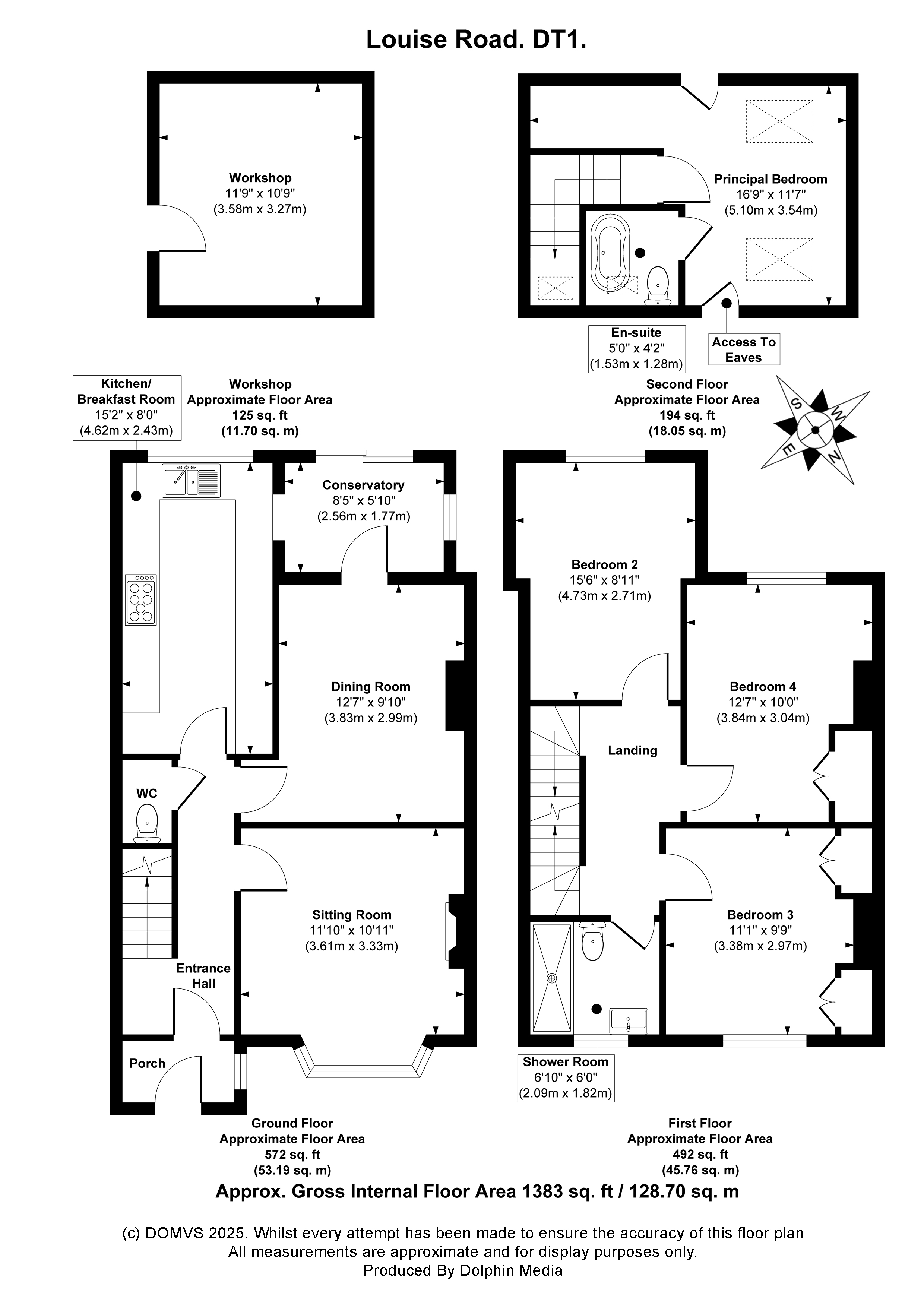 Floorplan for Dorchester, Dorset