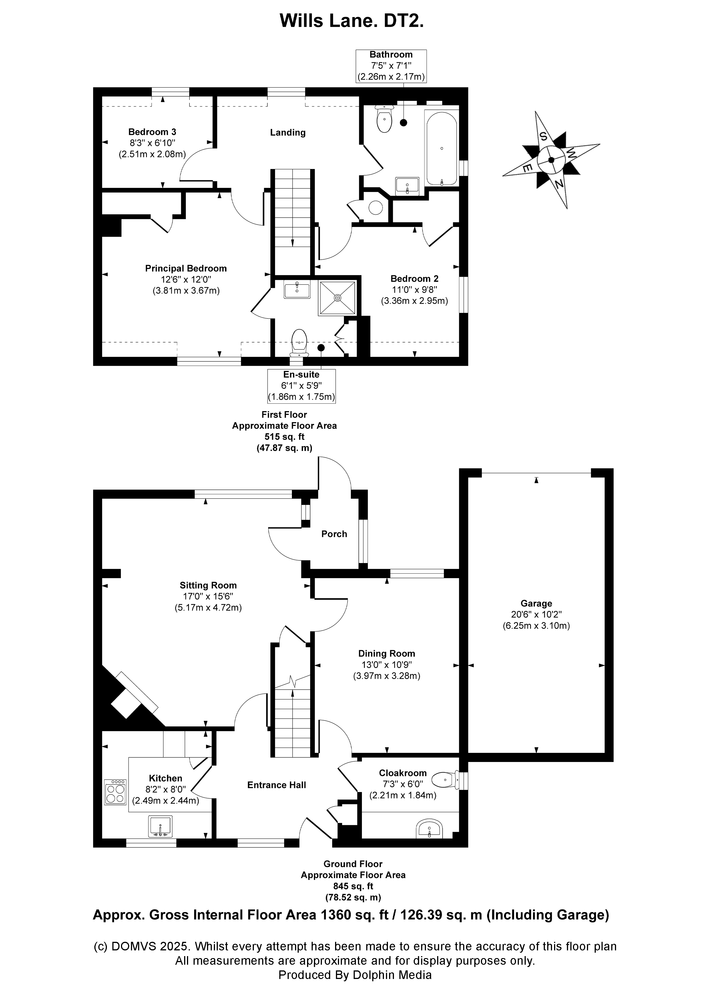 Floorplan for Cerne Abbas, Dorset