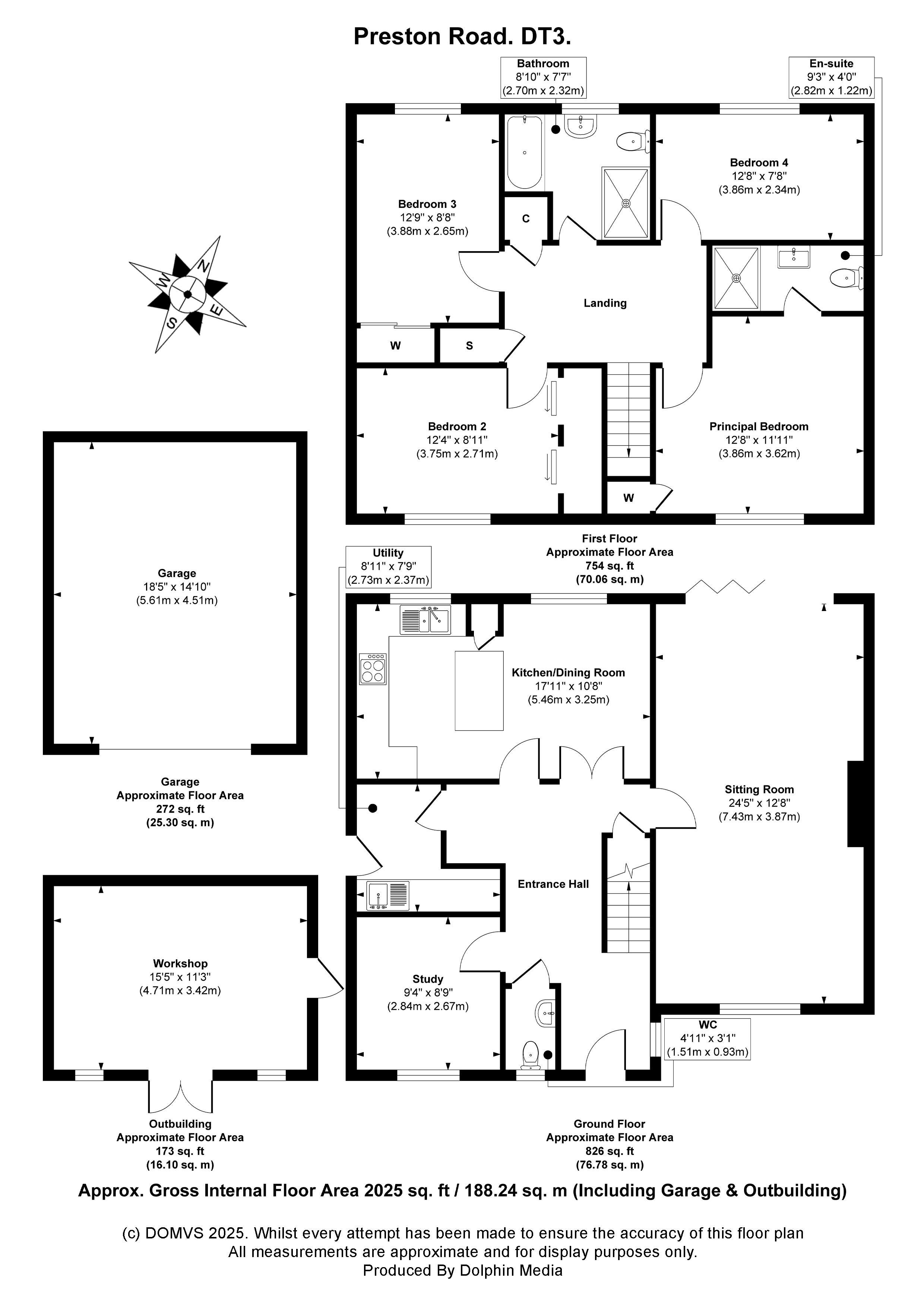 Floorplan for Weymouth, Dorset