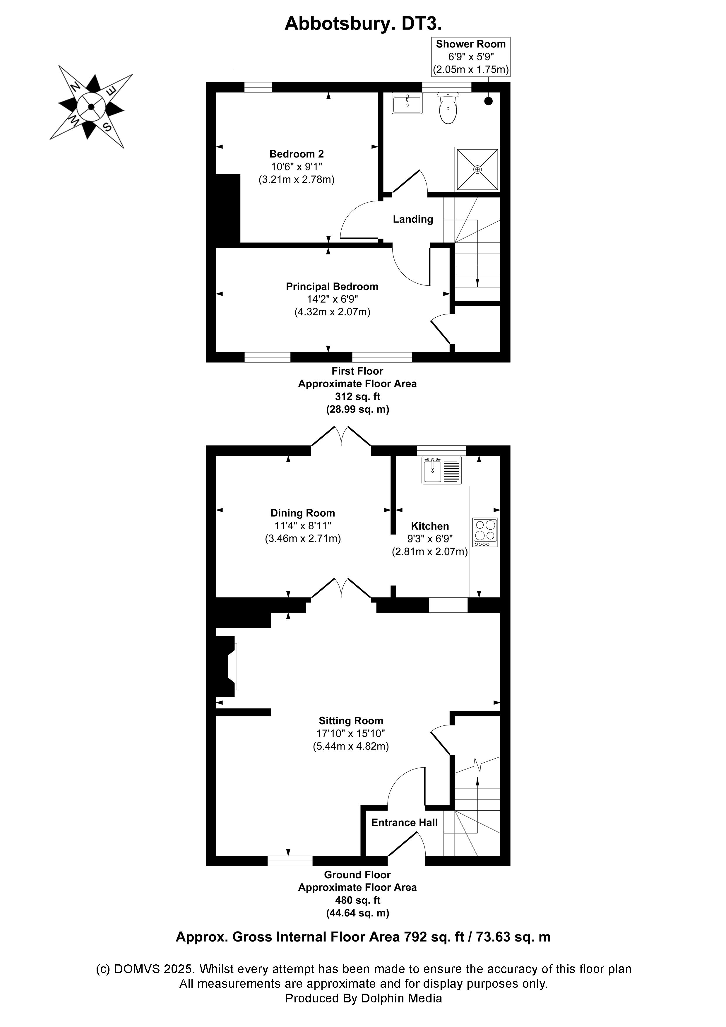 Floorplan for Abbotsbury, Dorset