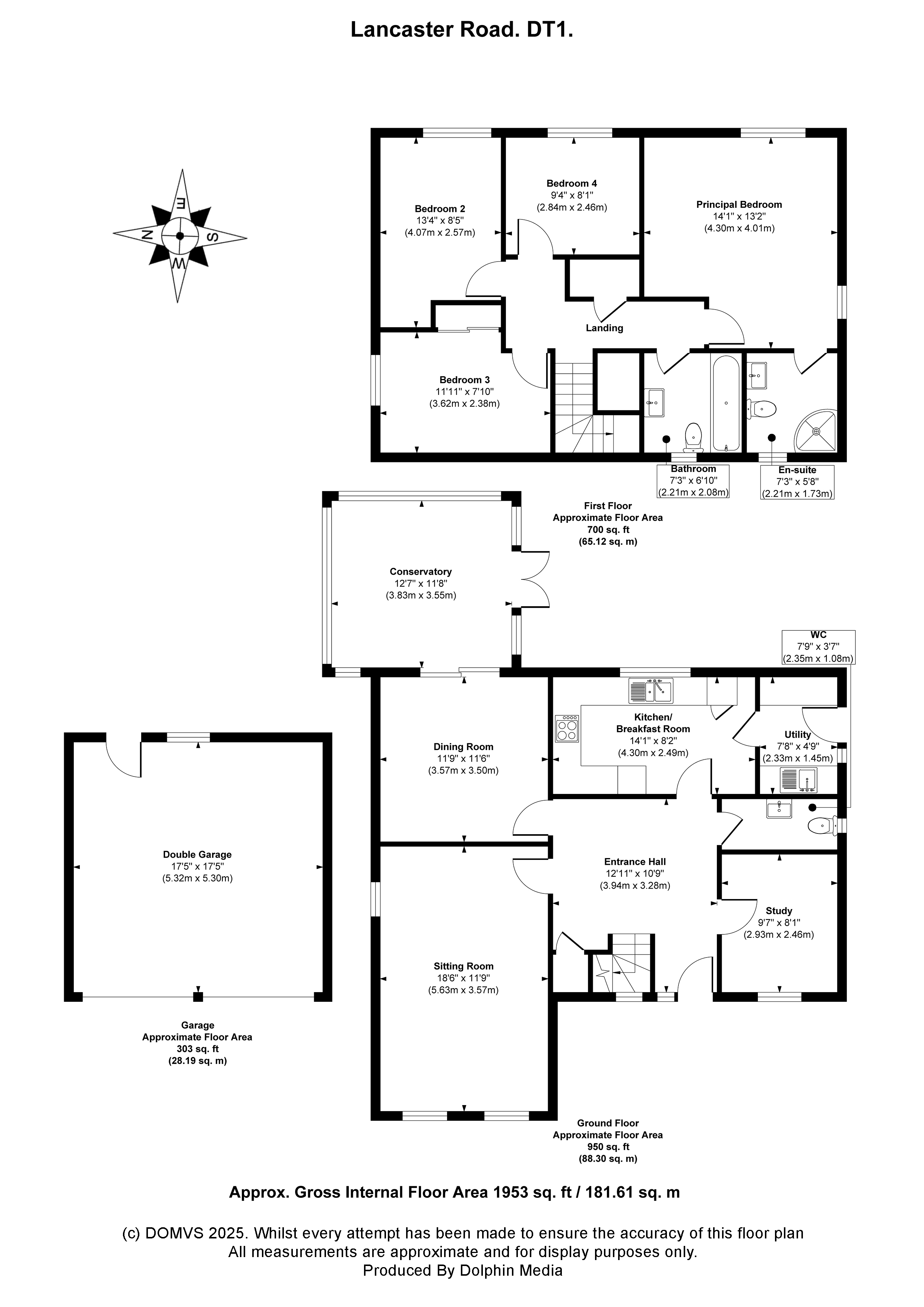 Floorplan for Dorchester, Dorset