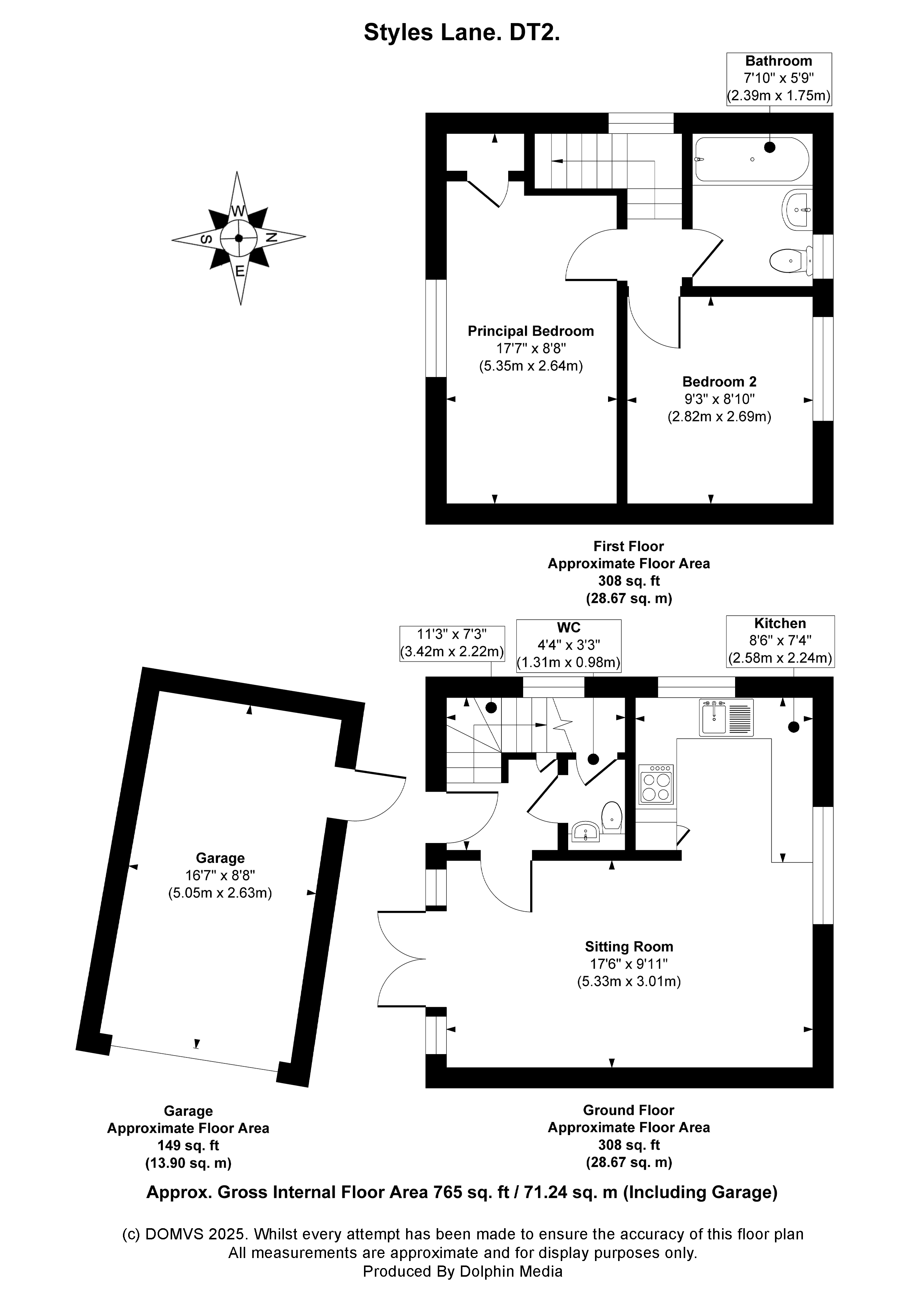 Floorplan for Puddletown, Dorset