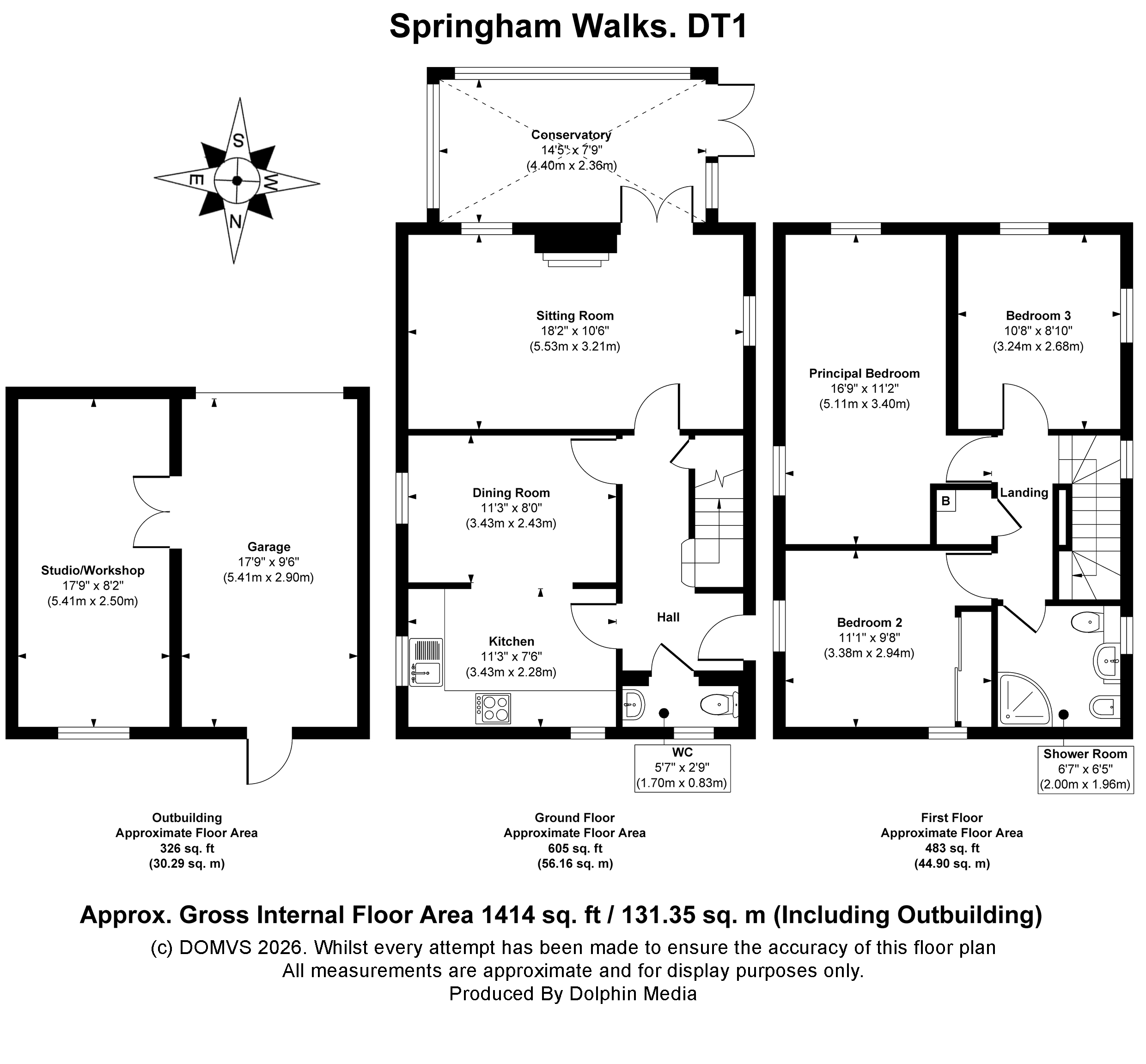 Floorplan for Poundbury, Dorchester, Dorset