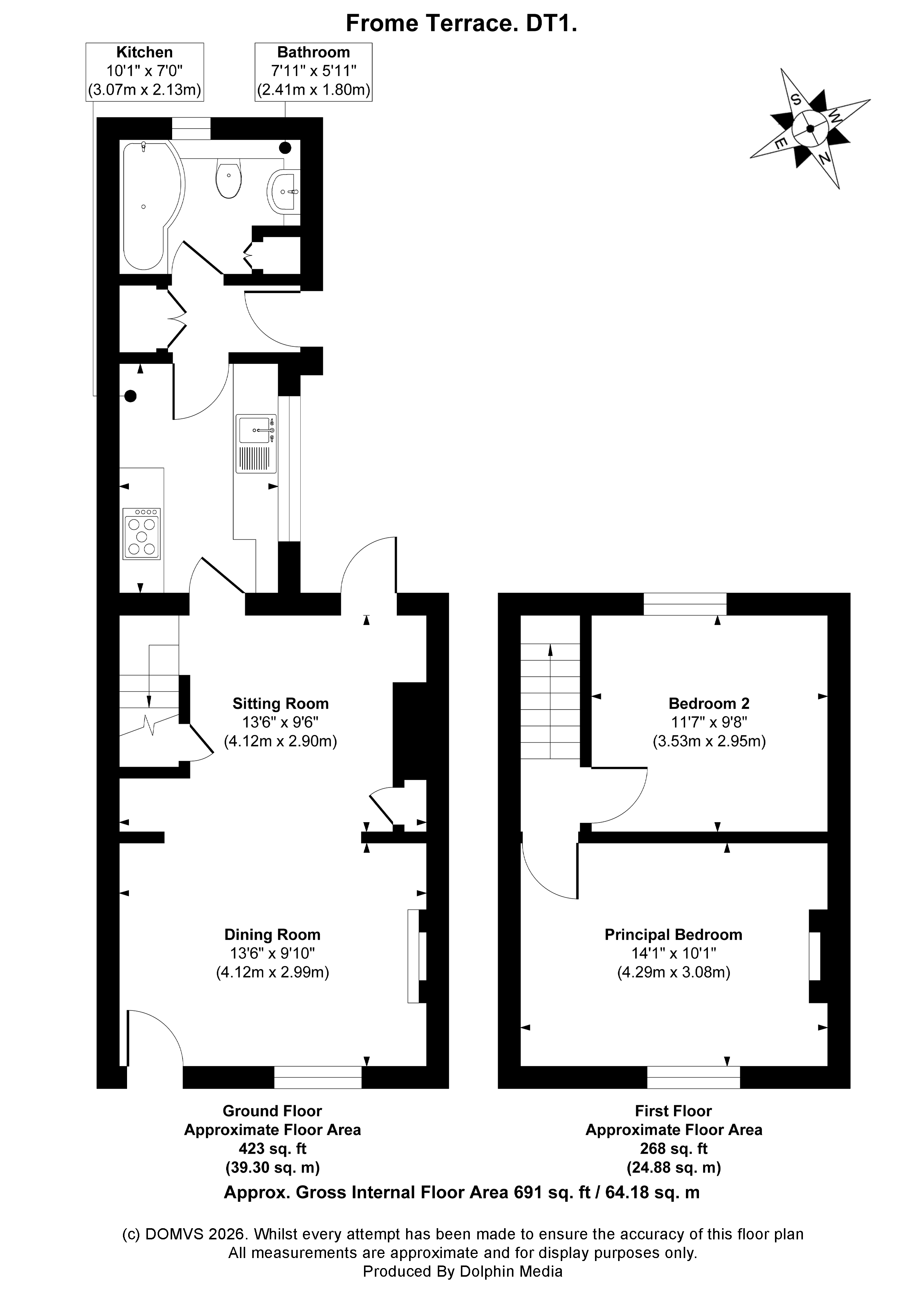 Floorplan for Dorchester, Dorset