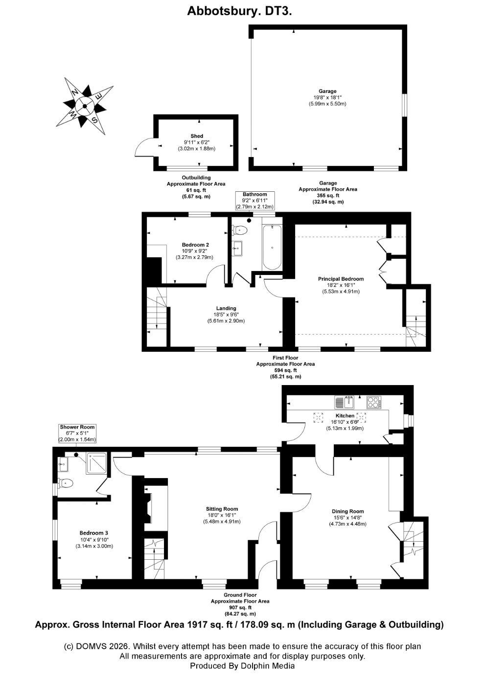 Floorplan for Abbotsbury, Weymouth, Dorset