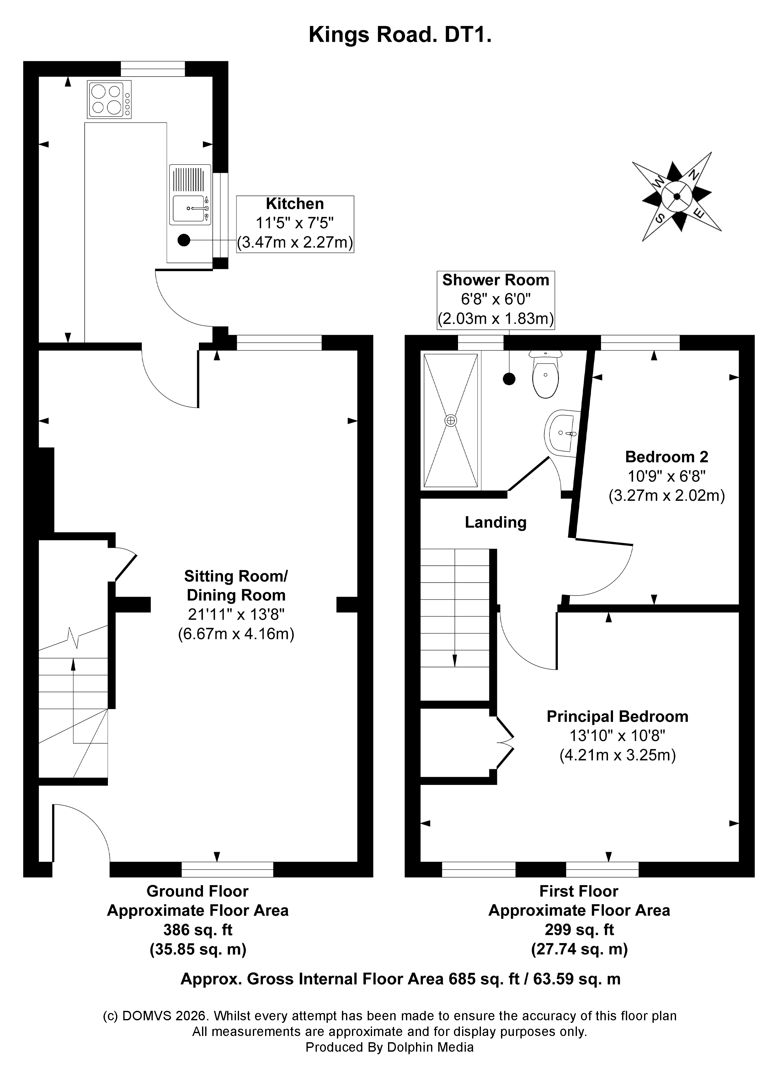 Floorplan for Dorchester, Dorset