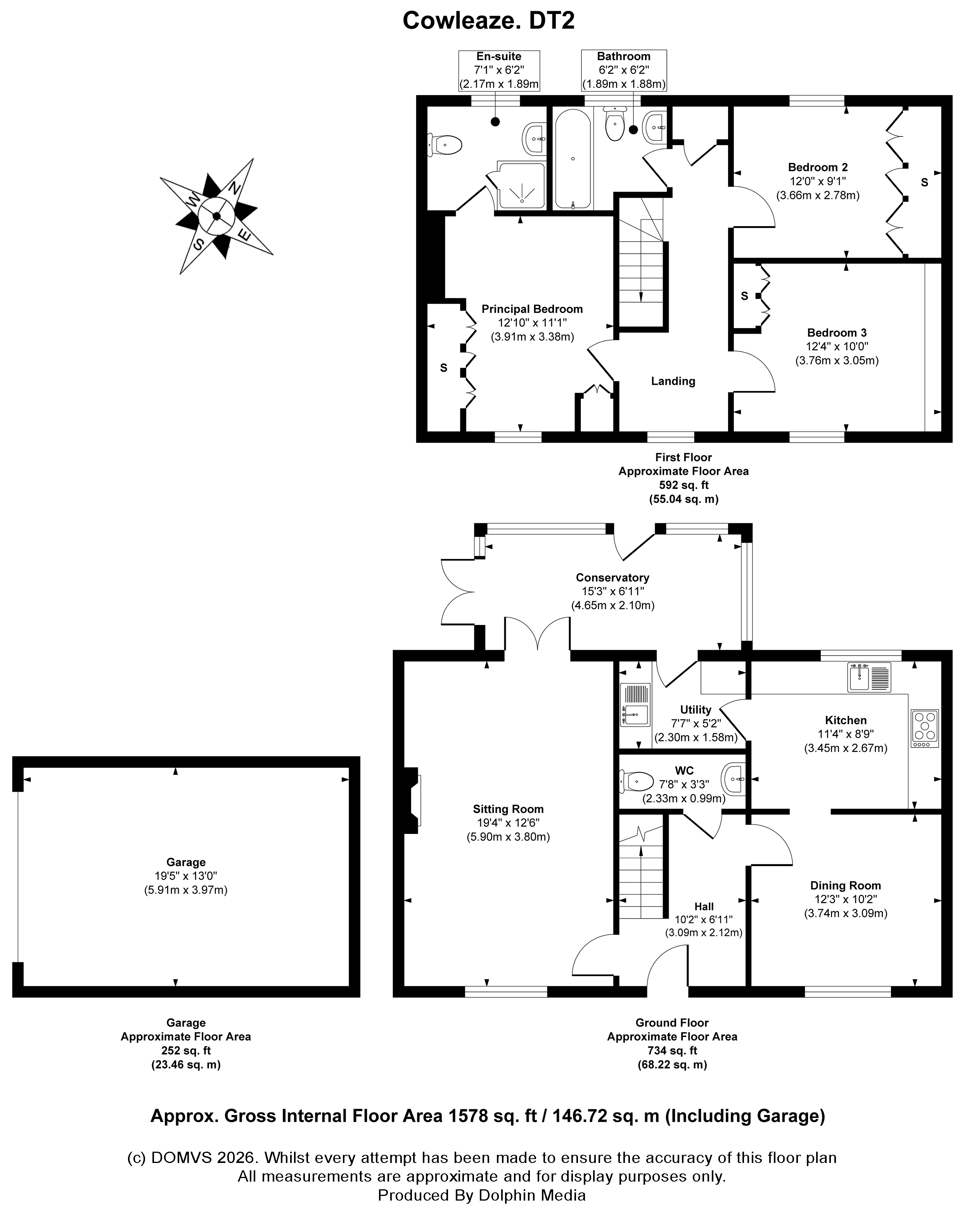 Floorplan for Tolpuddle, Dorchester