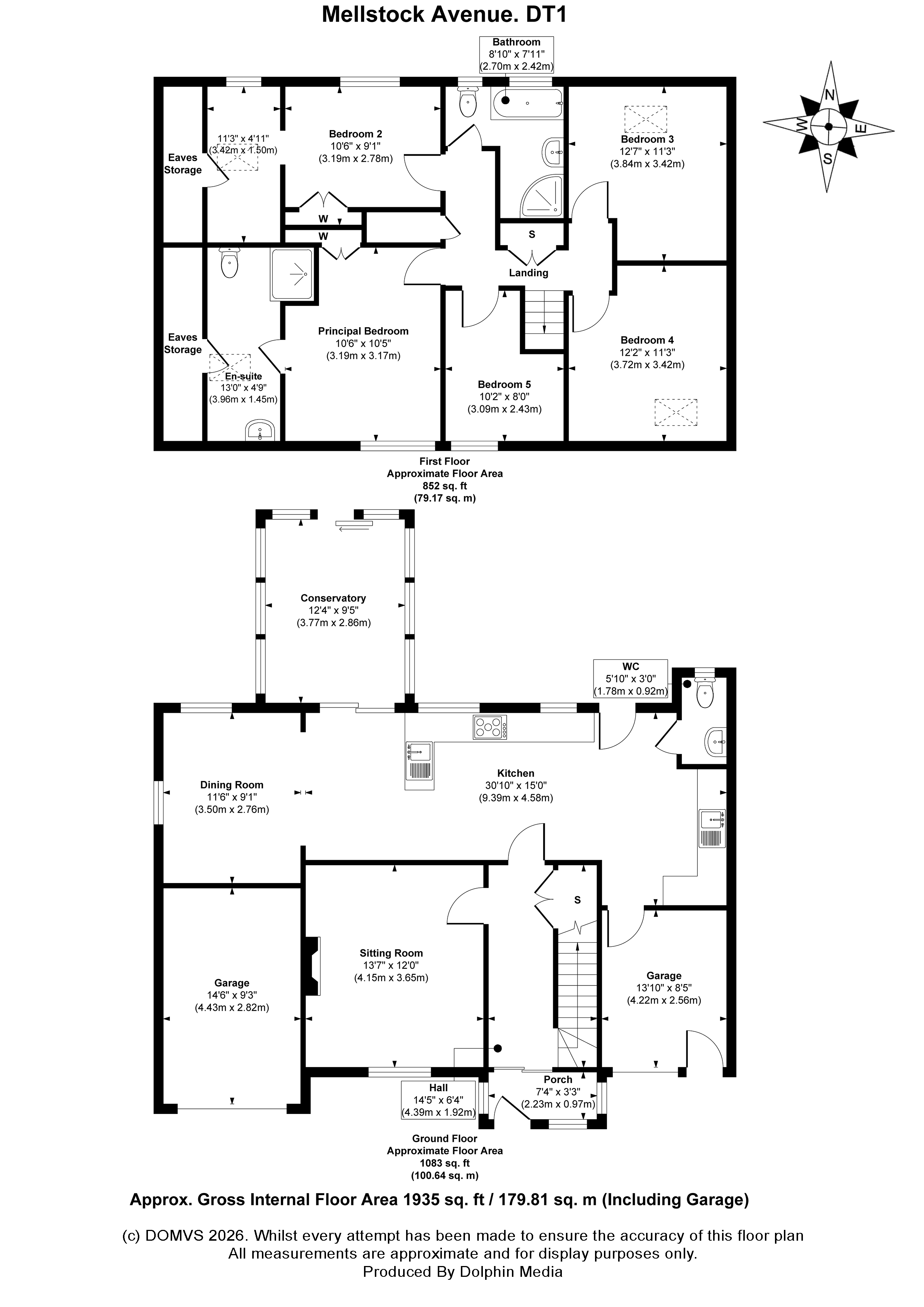 Floorplan for Dorchester, Dorset