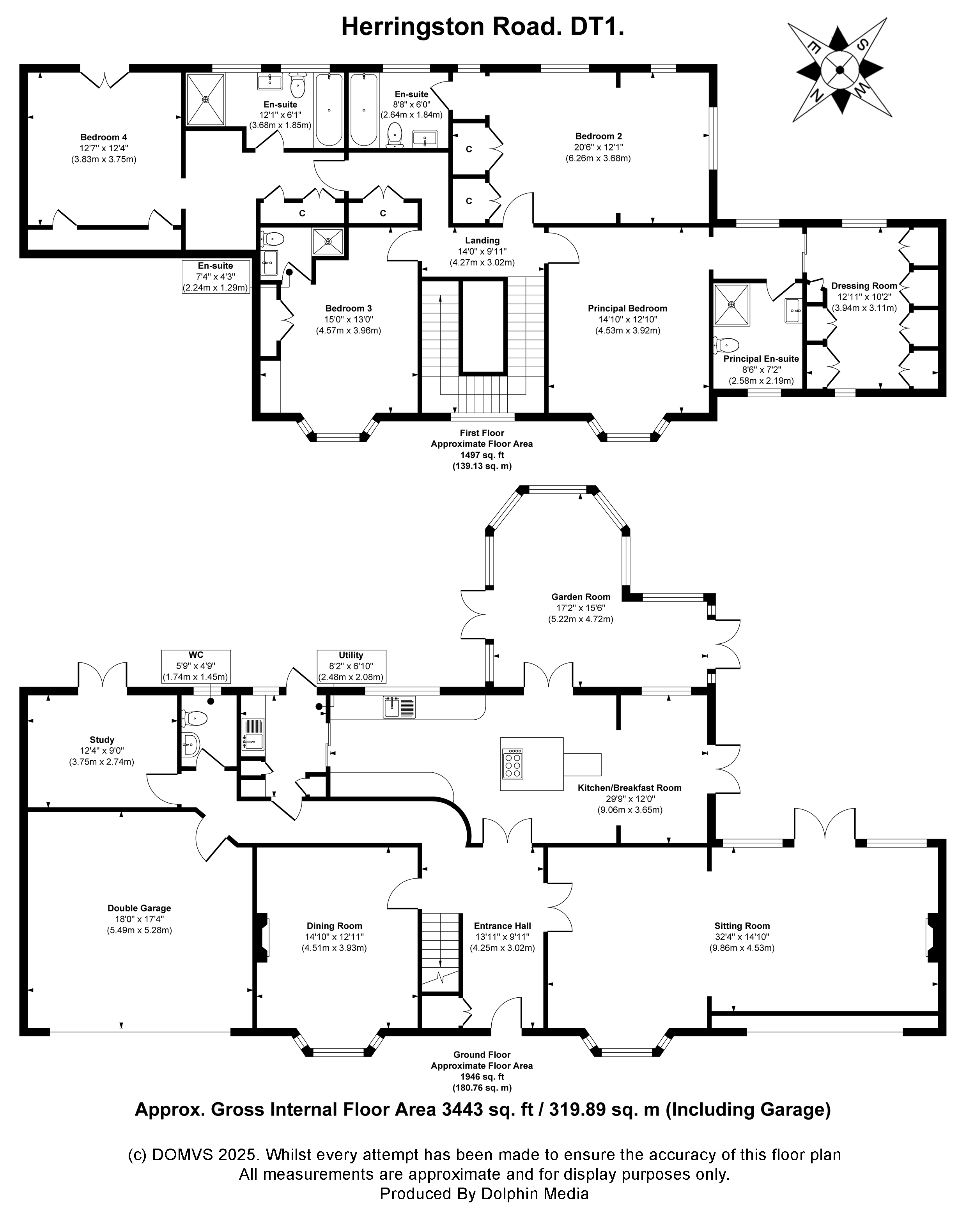 Floorplan for Dorchester, Dorset