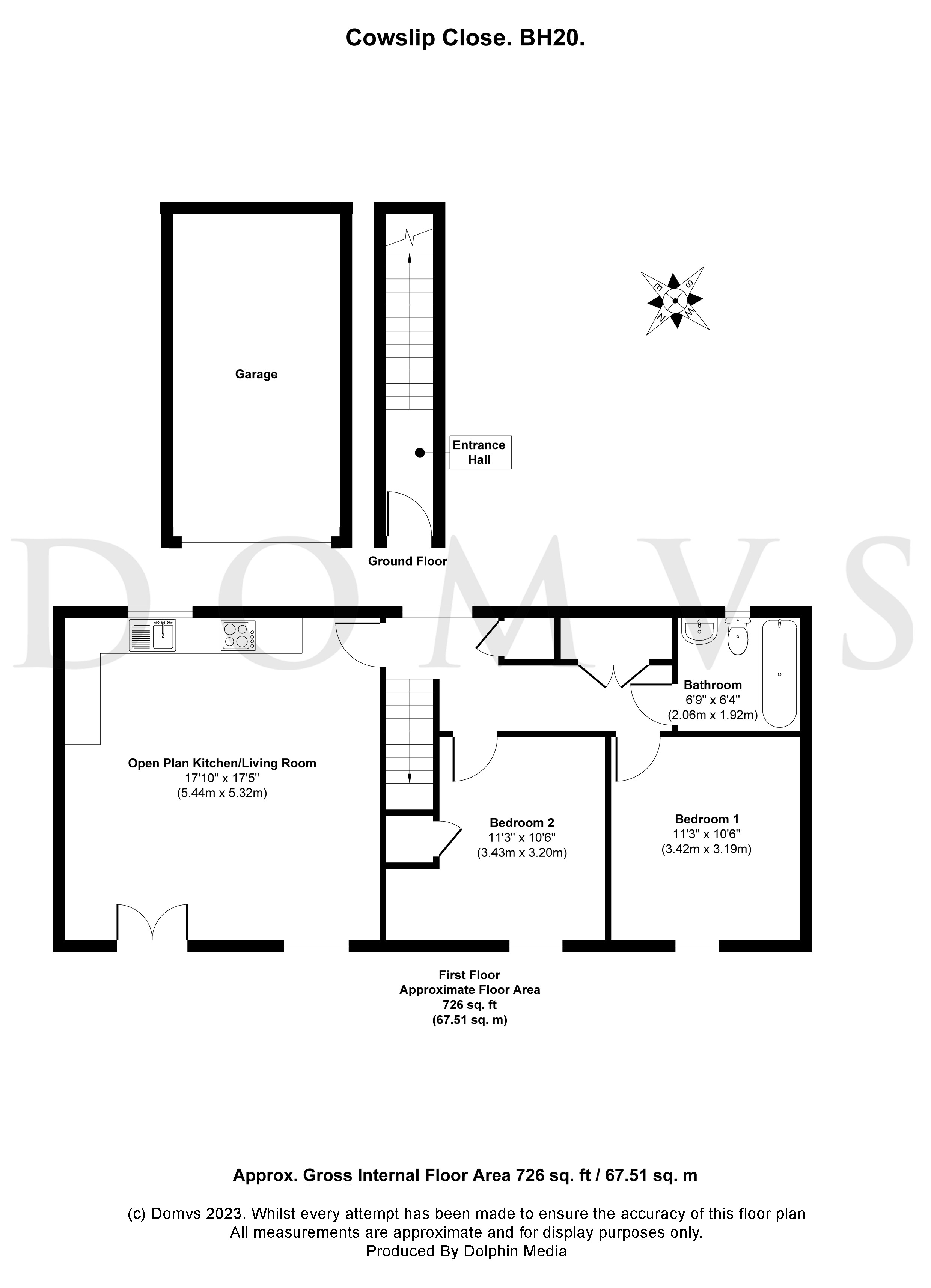 Floorplan for Wool, Wareham, Dorset