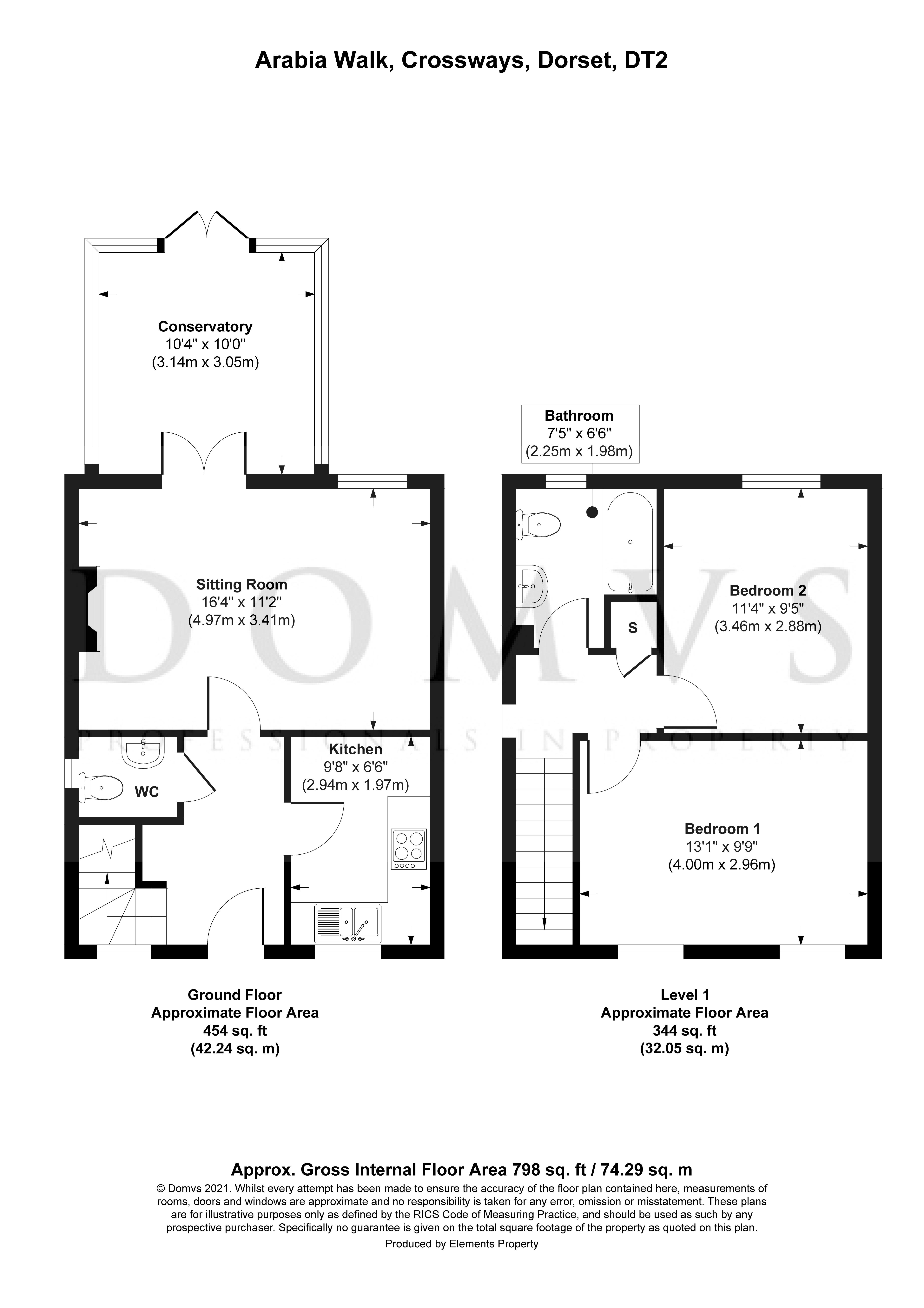 Floorplan for Crossways