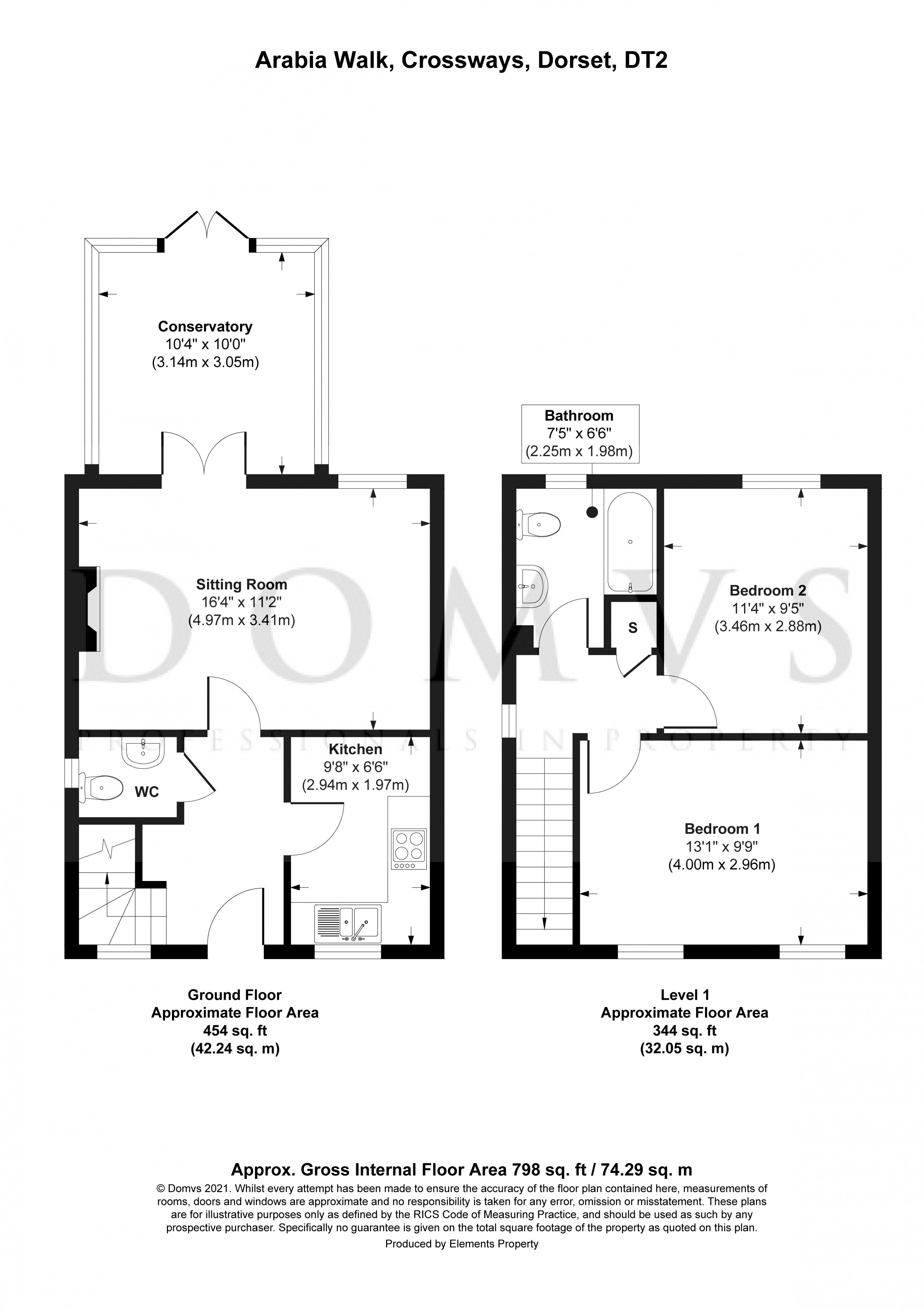 Floorplan for Crossways