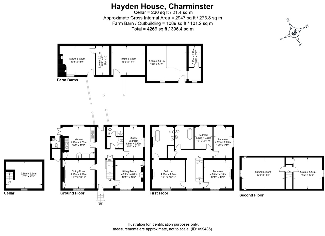 Floorplan for Charminster, Dorchester