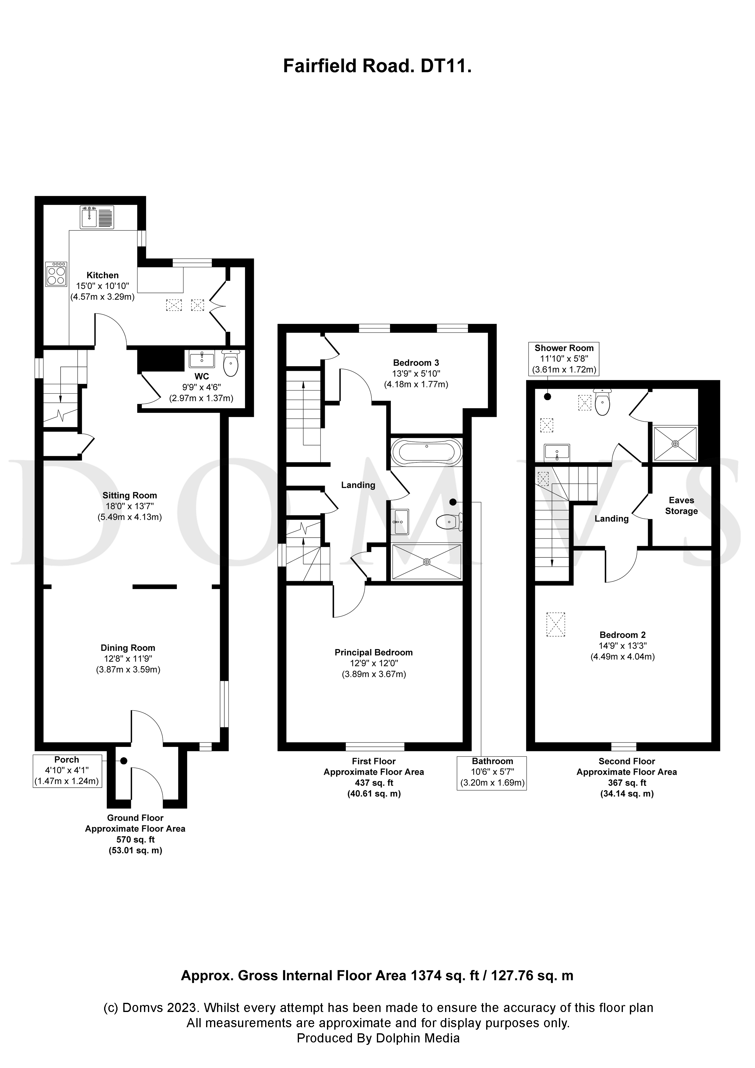 Floorplan for Blandford Forum