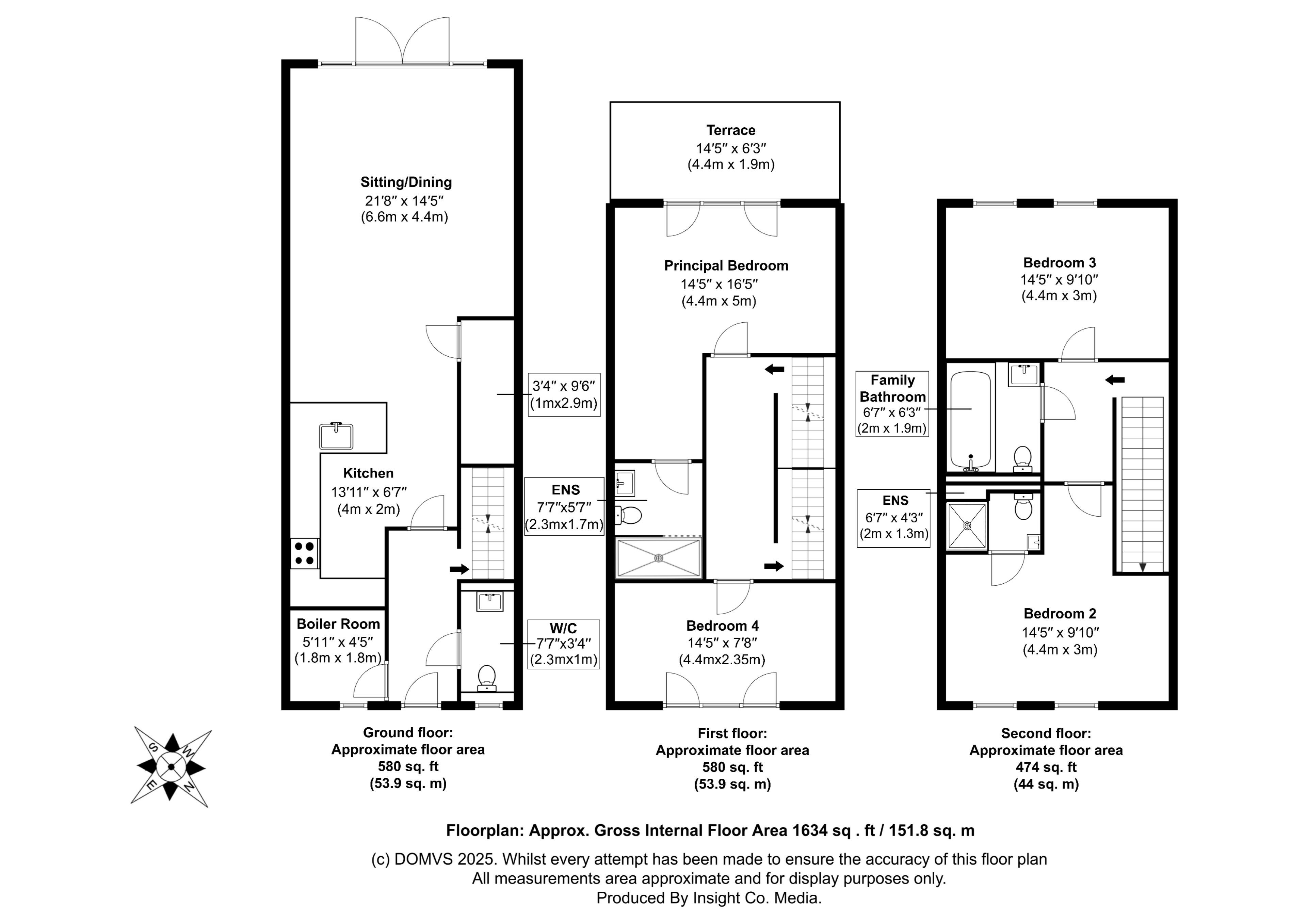 Floorplan for Newtons Road, Weymouth, Dorset