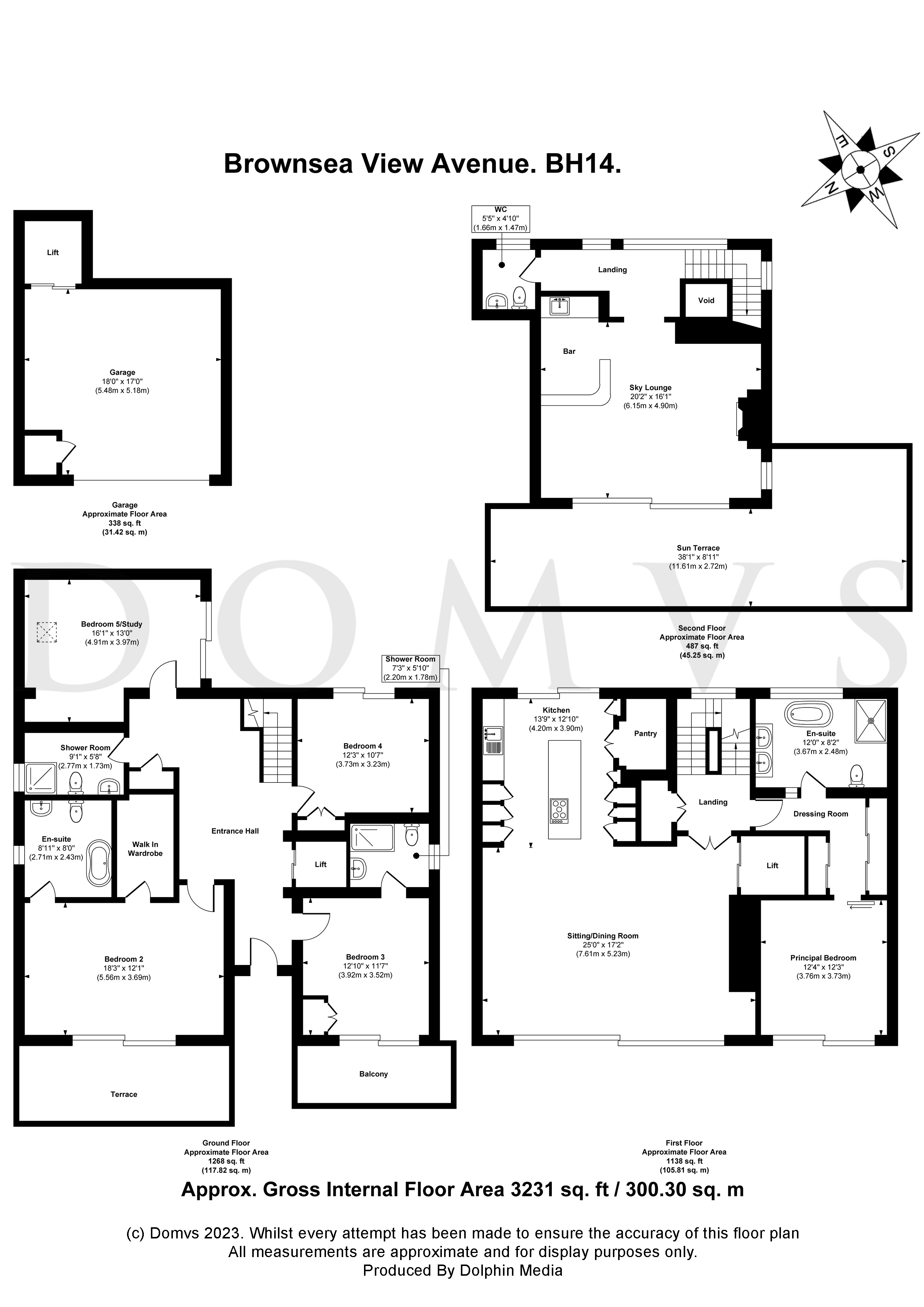 Floorplan for Lilliput, Poole, Dorset